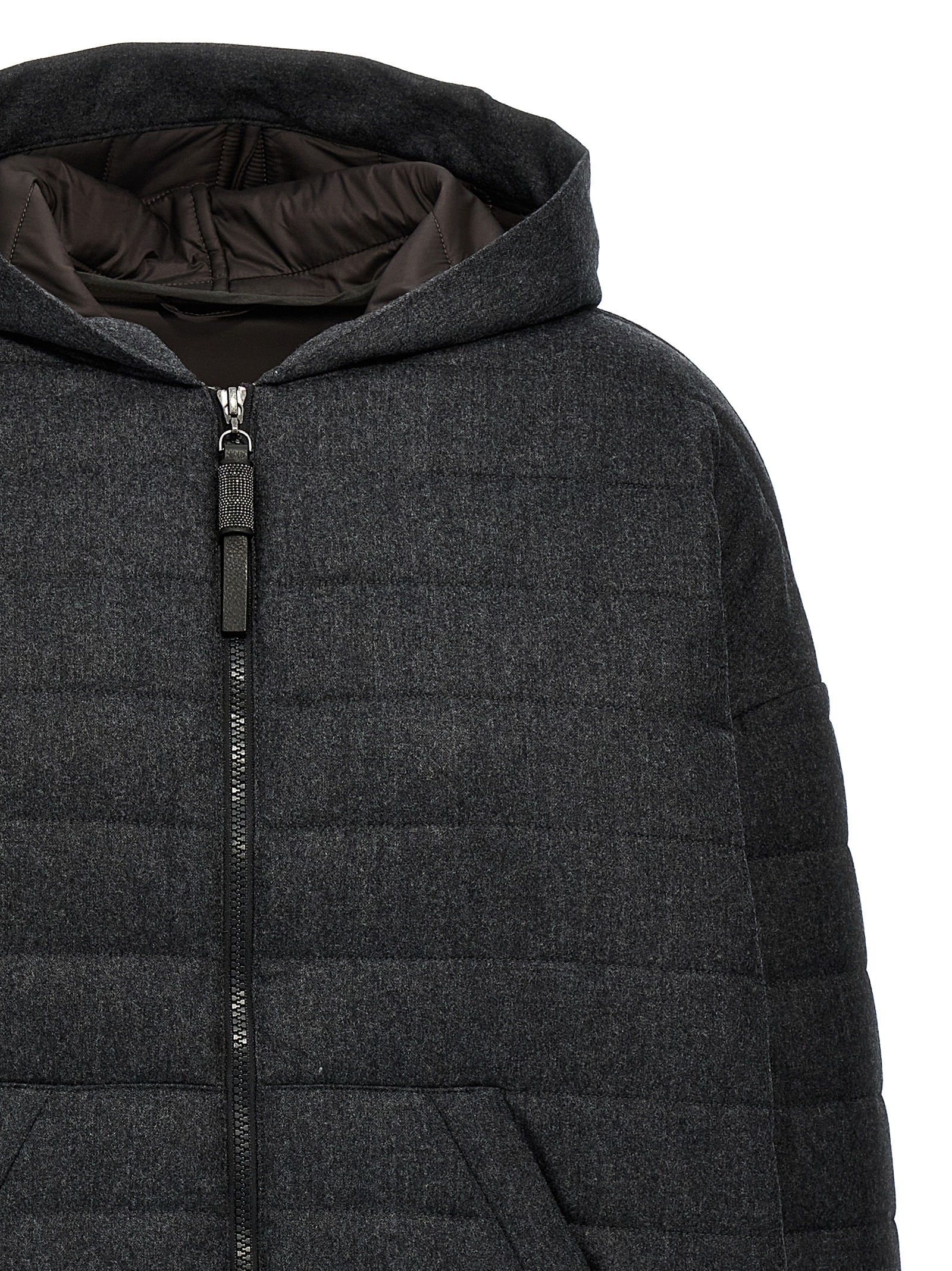 Wool down jacket MT2267799CYR38 (Brunello Cucinelli / ダウンジャケット・コート ) | Brunello Cucinelli (ブルネロ・クチネリ)(2)