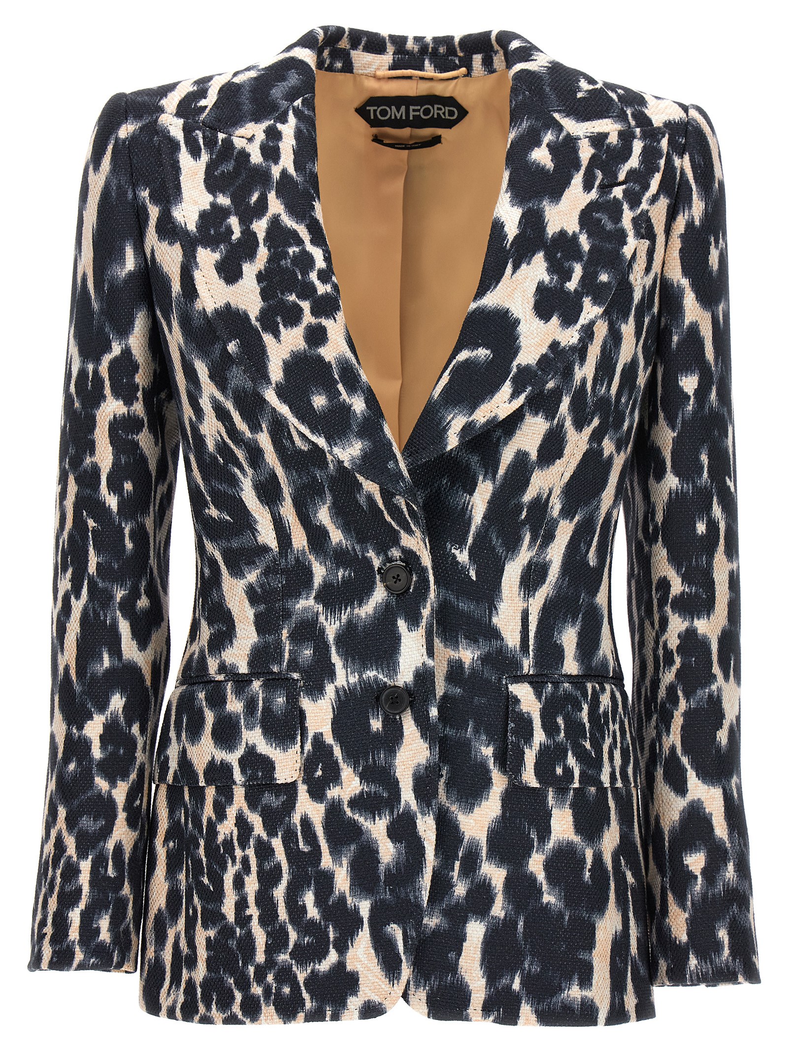 Animal print single-breasted blazer GI2504FAP203XAWLB (TOM FORD / スーツ・ジャケット ) | TOM FORD (トムフォード)