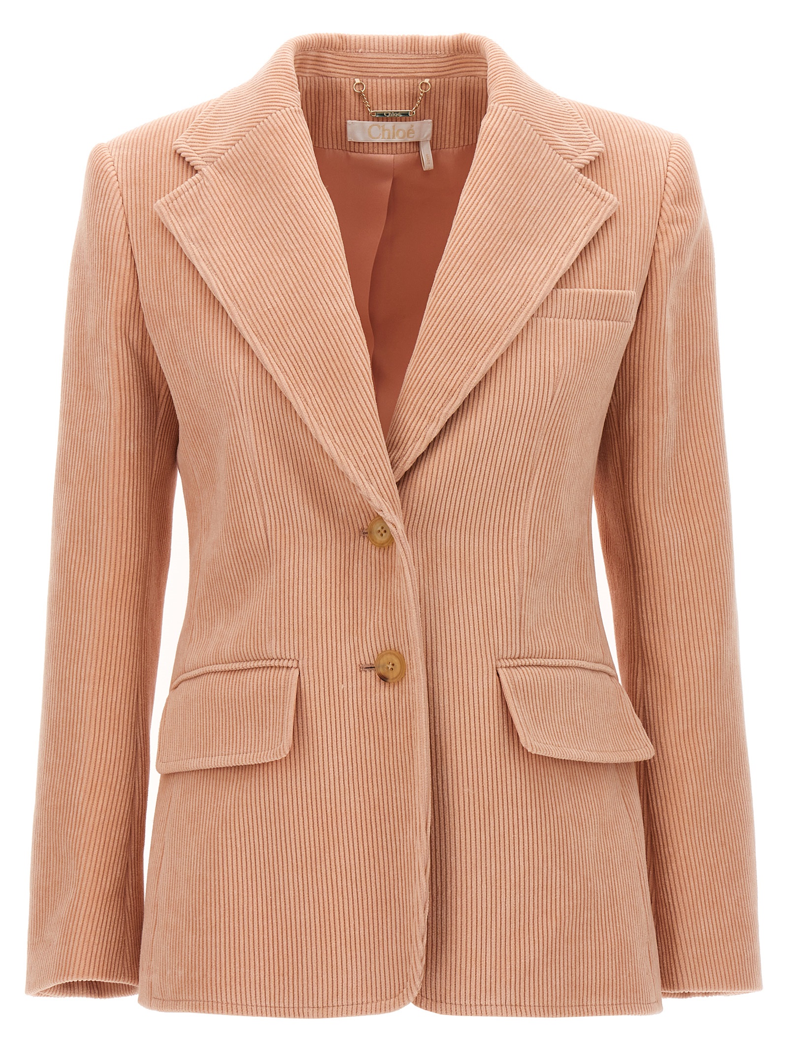 Ribbed single breast corduroy blazer CHC23AVE171556Z5 (Chloé / スーツ・ジャケット ) | Chloé (クロエ)