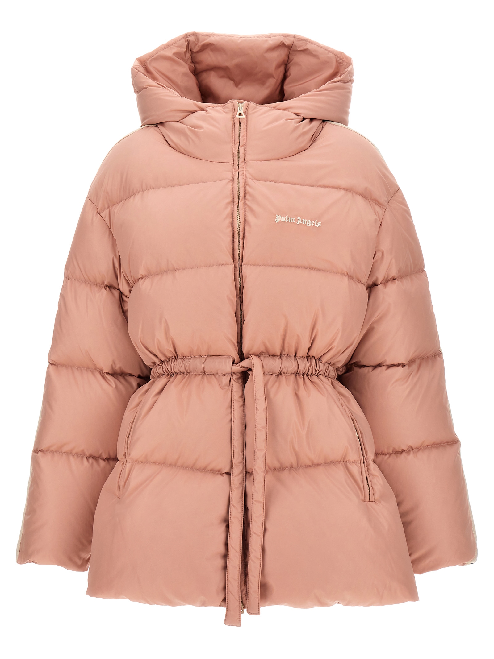 Long down jacket 'Waist Belt' PWED020F23FAB00130033003 (Palm Angels / コート・ダウン ) | Palm Angels (パームエンジェルス)