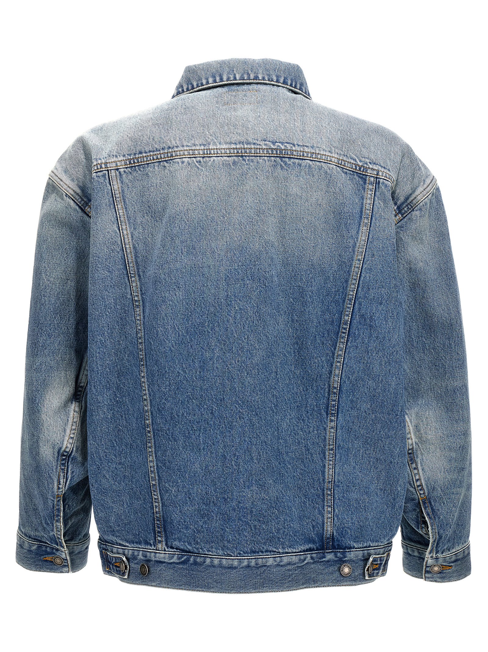 Oversized denim jacket 730958Y04PG4599 (Saint Laurent / カジュアルジャケット・ベスト ) | Saint Laurent (サンローラン)(1)