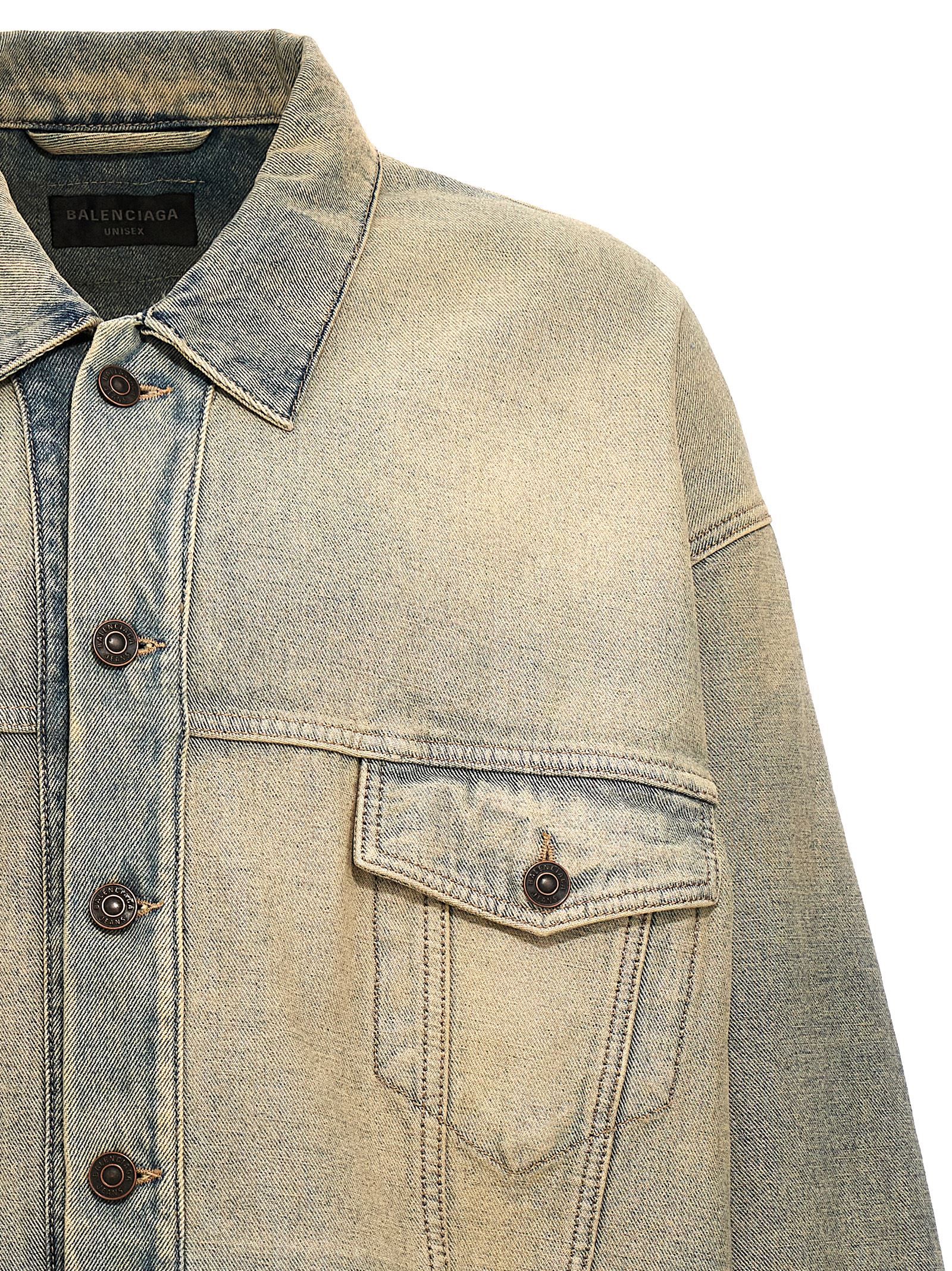 Oversized denim jacket 773610TDW154209 (Balenciaga / カジュアルジャケット ) | Balenciaga (バレンシアガ)(2)