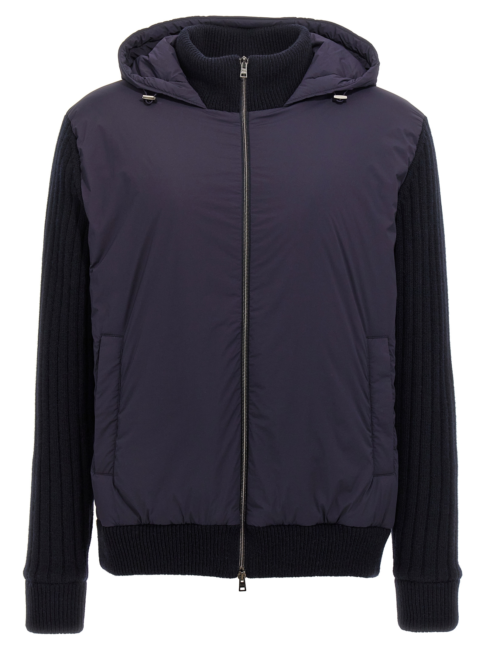 Knitted insert hooded jacket MC00032UR701869200 (Herno / カジュアルジャケット・ベスト ) | Herno (ヘルノ)