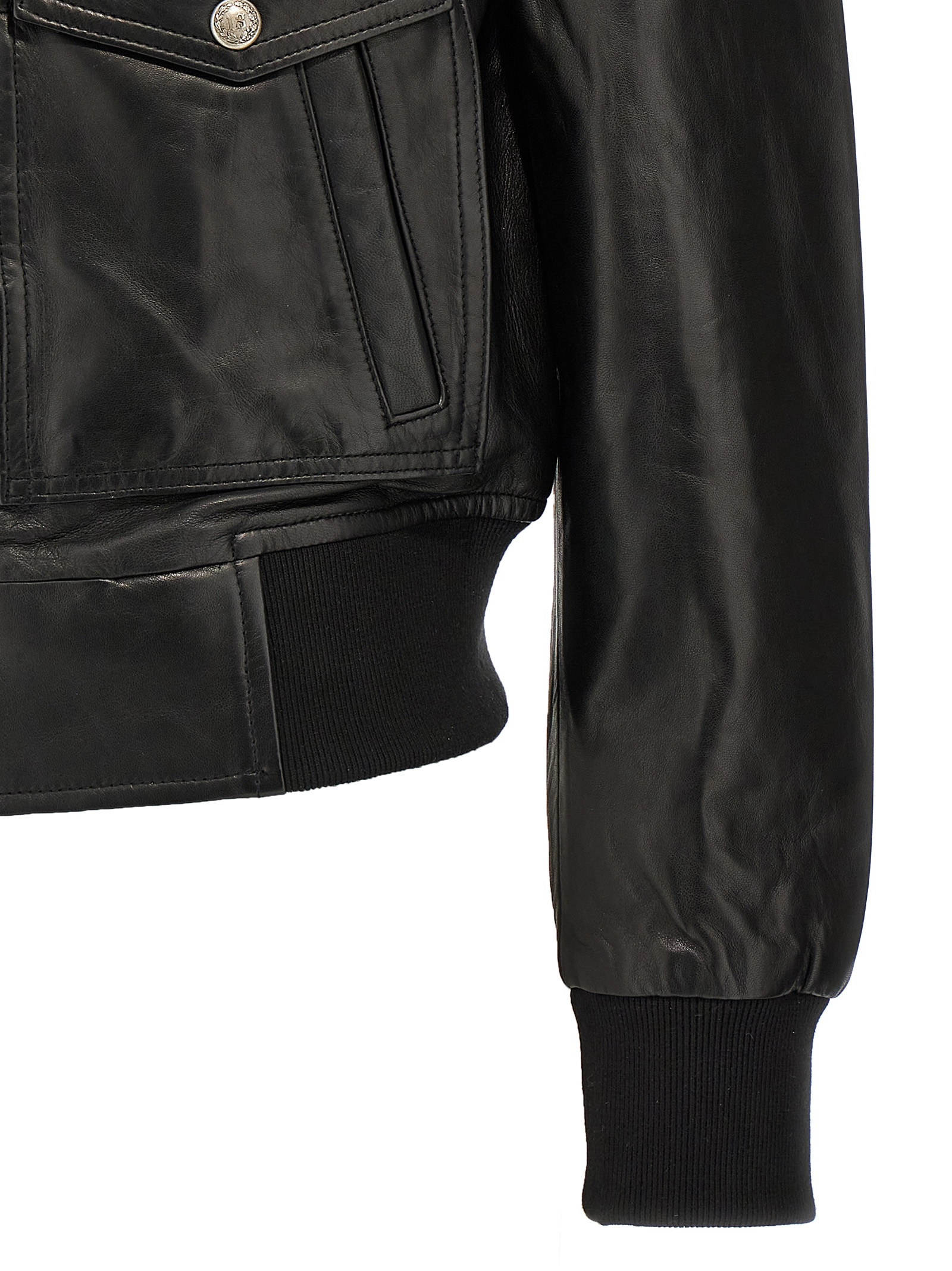 'Shrunken Zip-Up' jacket R13WR330R426ABLACK (R13 / カジュアルジャケット ) | R13 (アールサーティーン)(3)