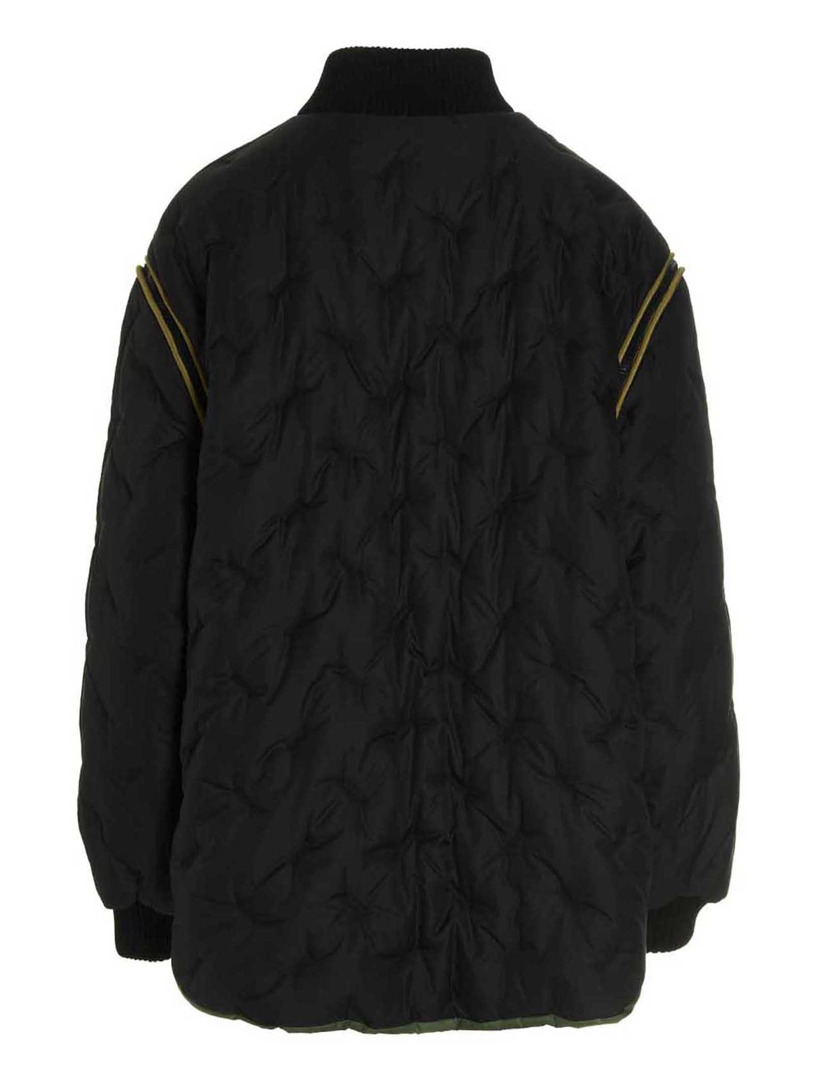 'Gang' reversible bomber jacket SHUOJG00NGLOSSYBLACKGLOSSYOLIVE (sherpa / カジュアルジャケット ) | sherpa (シェルパ)(3)