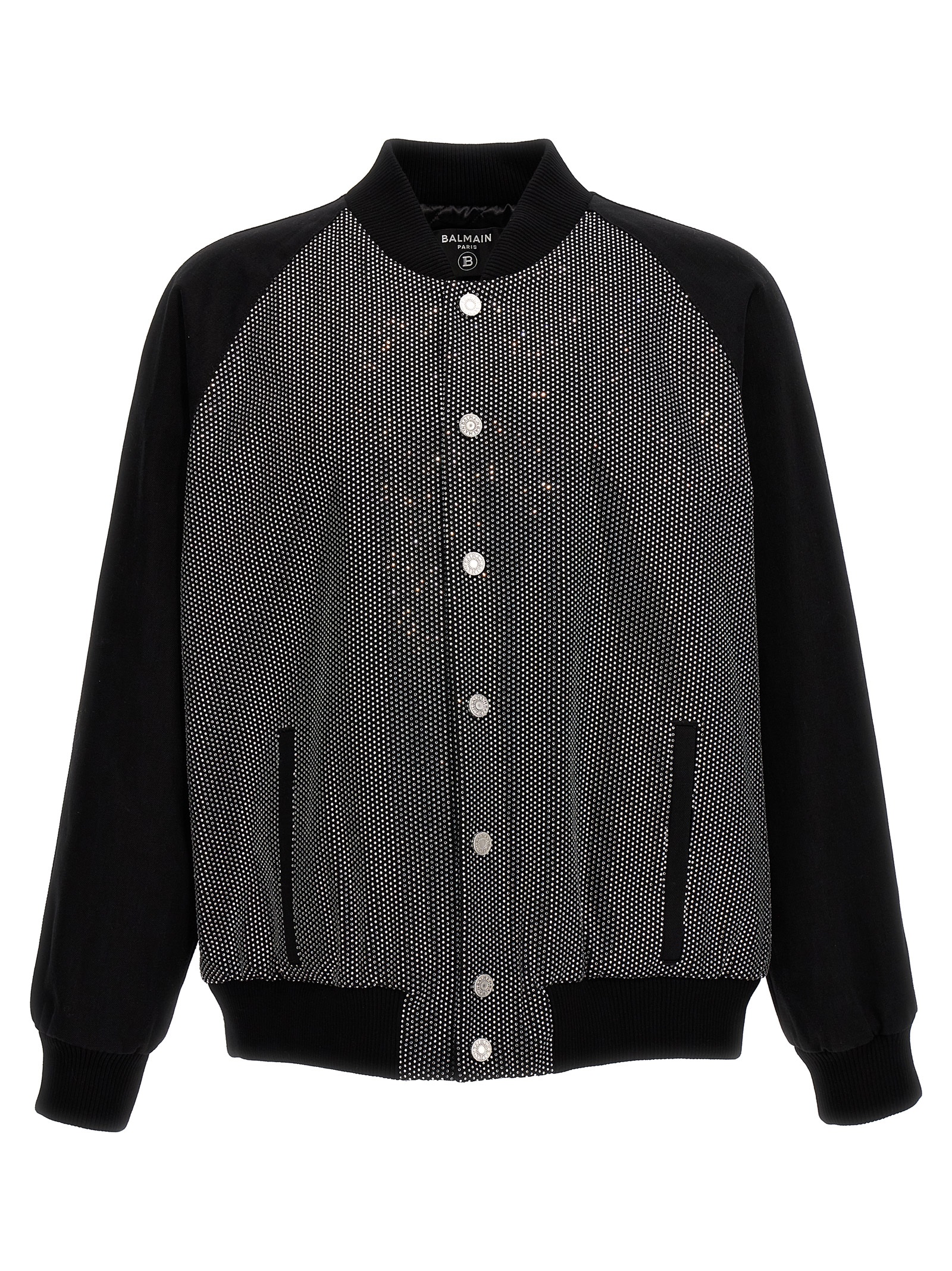 Rhinestone bomber jacket BH0TF294DD76EHV (Balmain / カジュアルジャケット ) | Balmain (バルマン)