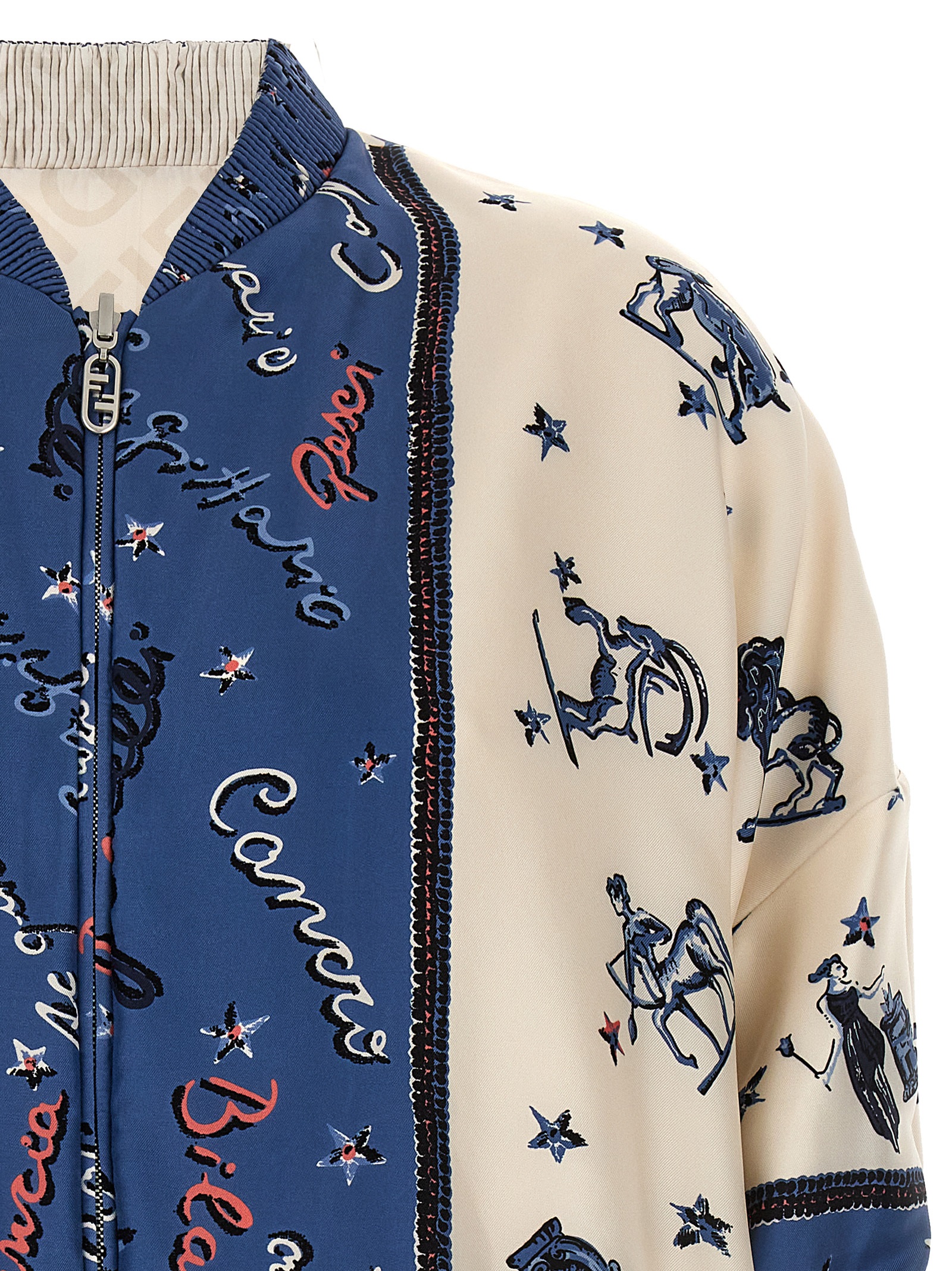 'Fendi Astrology' reversible bomber jacket FJ7414ANR4F1KE5 (FENDI / カジュアルジャケット・ベスト ) | FENDI (フェンディ)(3)