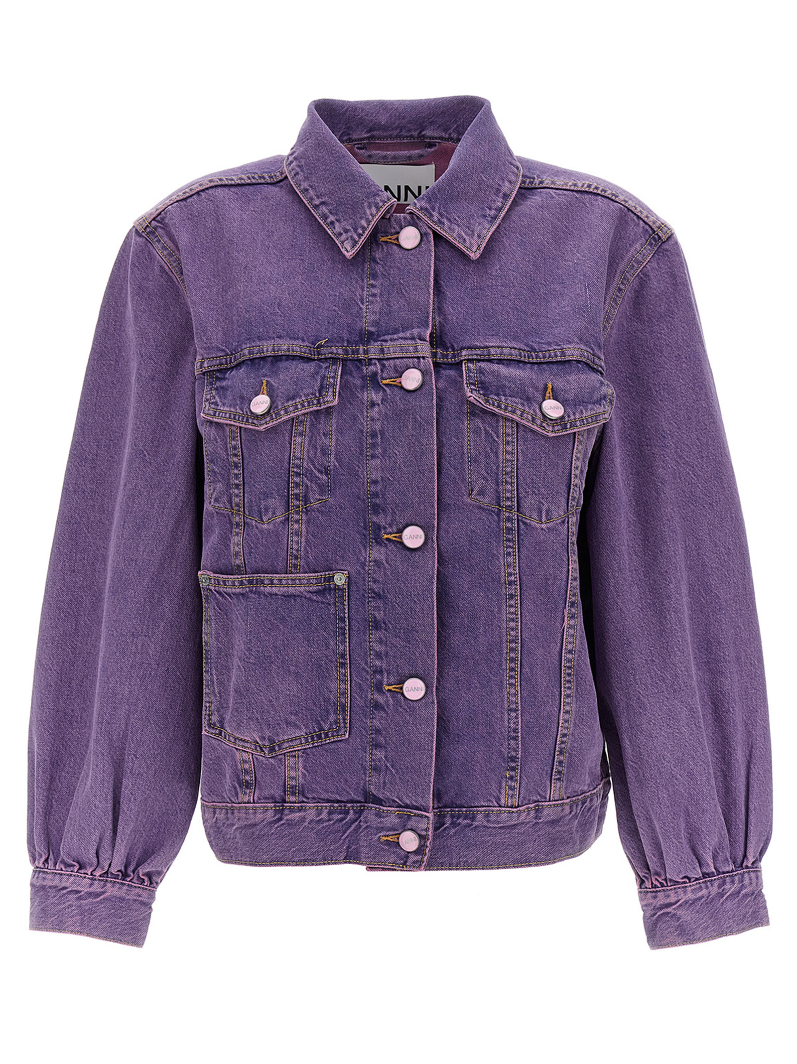 Overdyed Bleach jacket J1272892 (GANNI / カジュアルジャケット・ベスト ) | GANNI (ガニー)