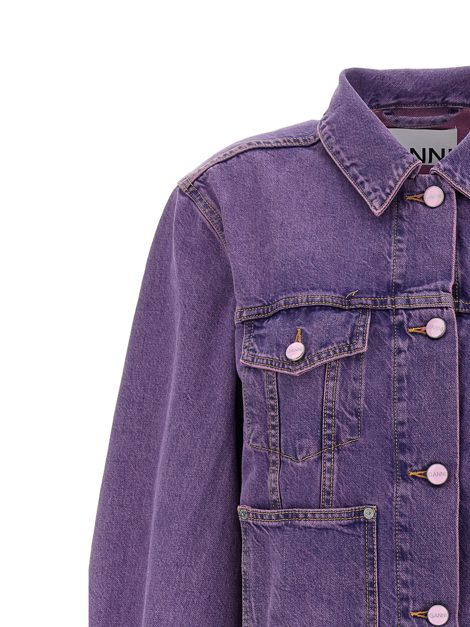 Overdyed Bleach jacket J1272892 (GANNI / カジュアルジャケット・ベスト ) | GANNI (ガニー)(2)