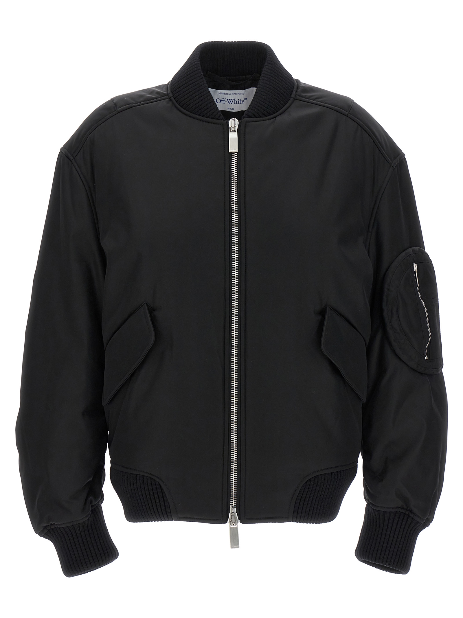 'NY Gab' bomber jacket OWEH028F23FAB00110101010 (Off-White / カジュアルジャケット・ベスト ) | Off-White (オフホワイト)
