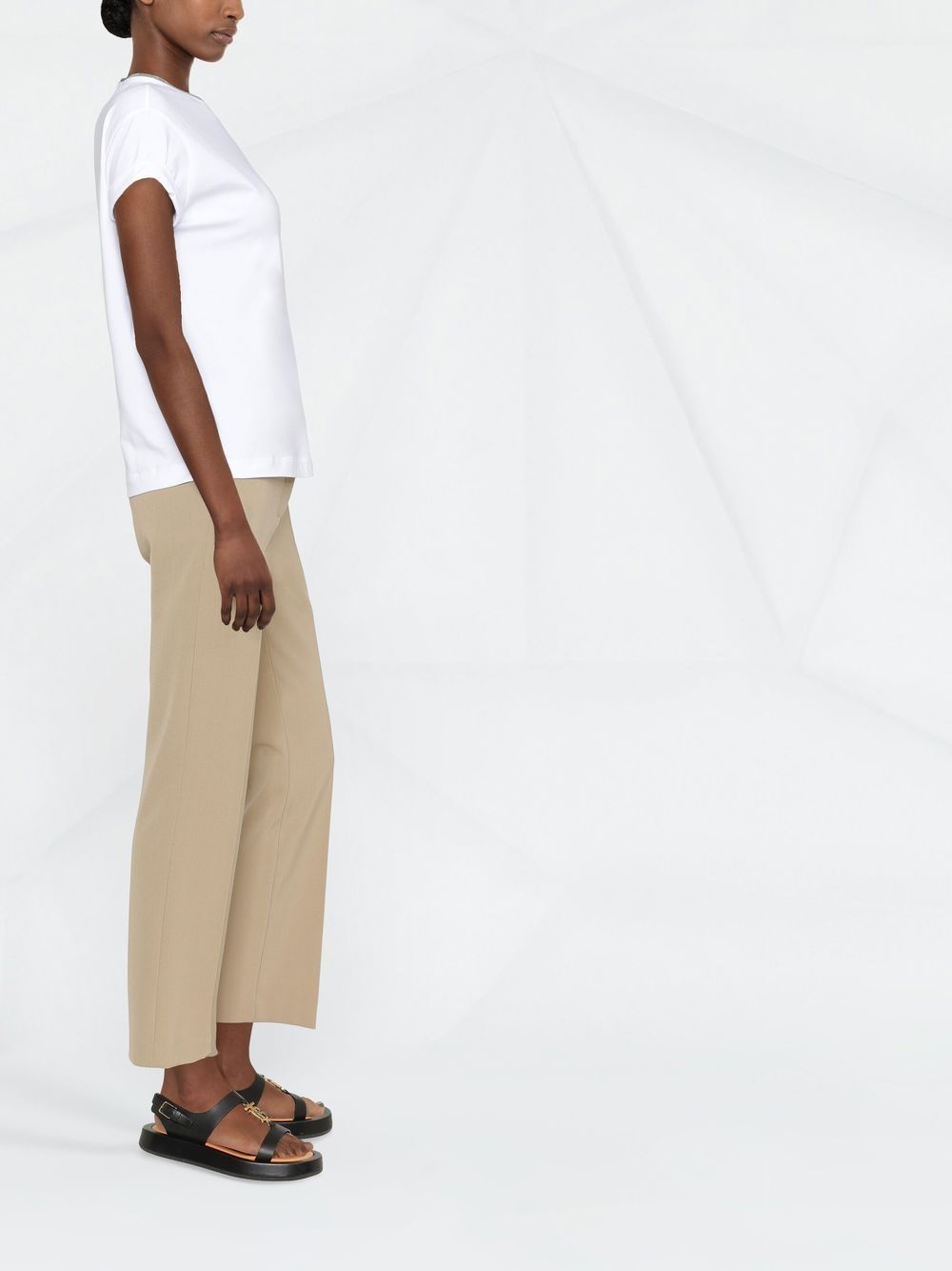 Brunello Cucinelli T-shirts and Polos White MPT18BD200C159 (Brunello Cucinelli / Tシャツ・カットソー ) | Brunello Cucinelli (ブルネロ・クチネリ)(3)