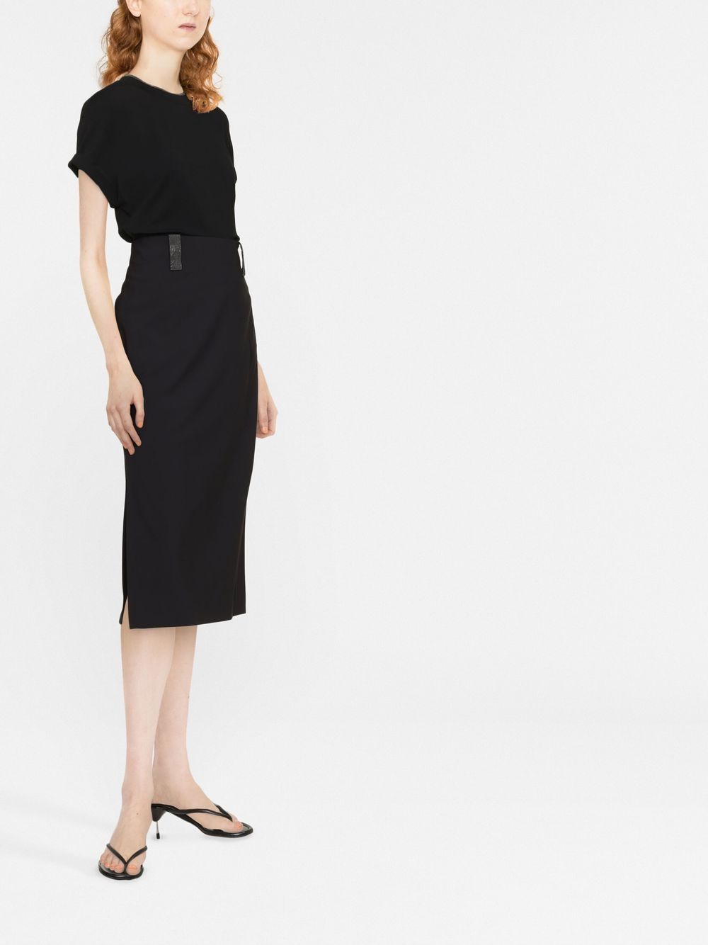 Brunello Cucinelli T-shirts and Polos Black MPT18BD200C101 (Brunello Cucinelli / Tシャツ・カットソー ) | Brunello Cucinelli (ブルネロ・クチネリ)(3)