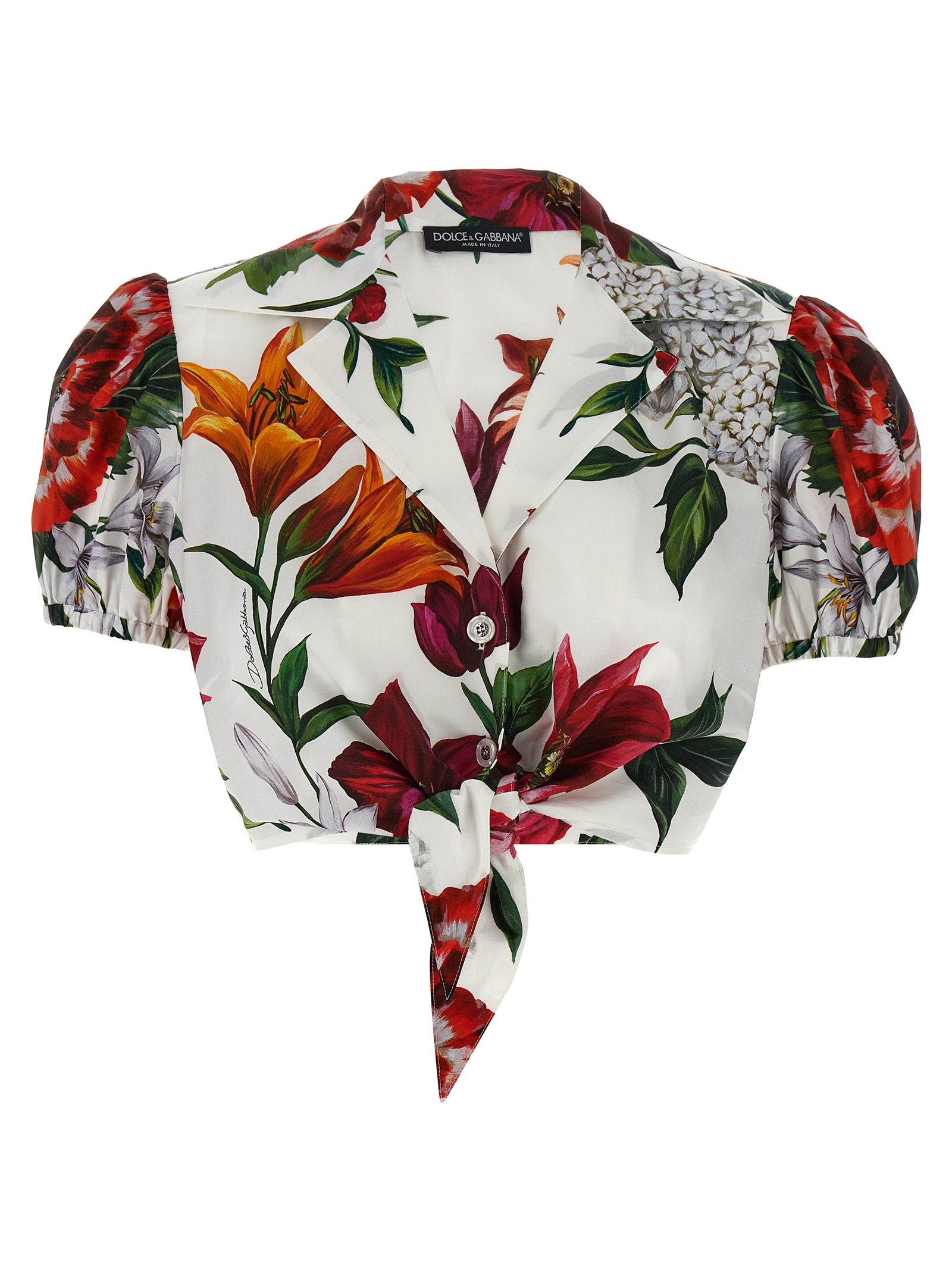 Tシャツ・カットソー Dolce & Gabbana FW25 Floral crop shirt (F5T66THS5TQ HA5PB) Floral crop shirt (Dolce & Gabbana/シャツ・ブラウス) | Dolce