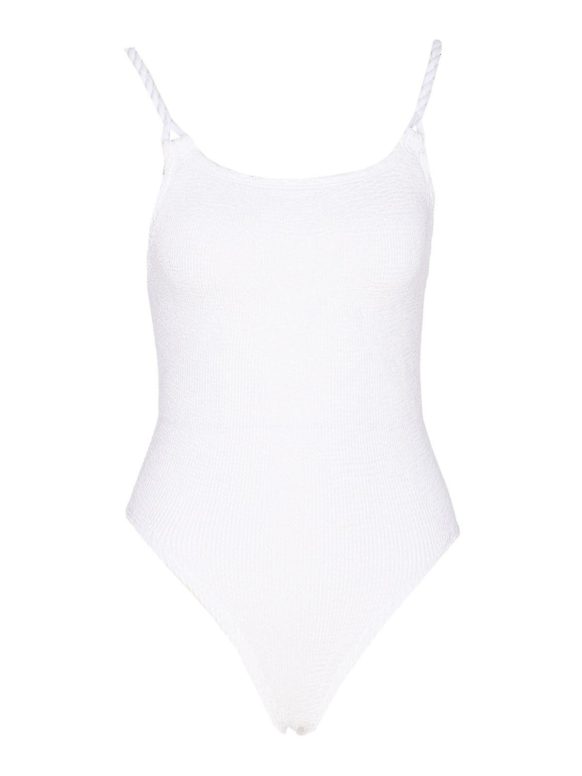 White One Piece Swimwear CAMILLEWHITE (Hunza G / スイムウェア ) | Hunza G (フンザ ジー)