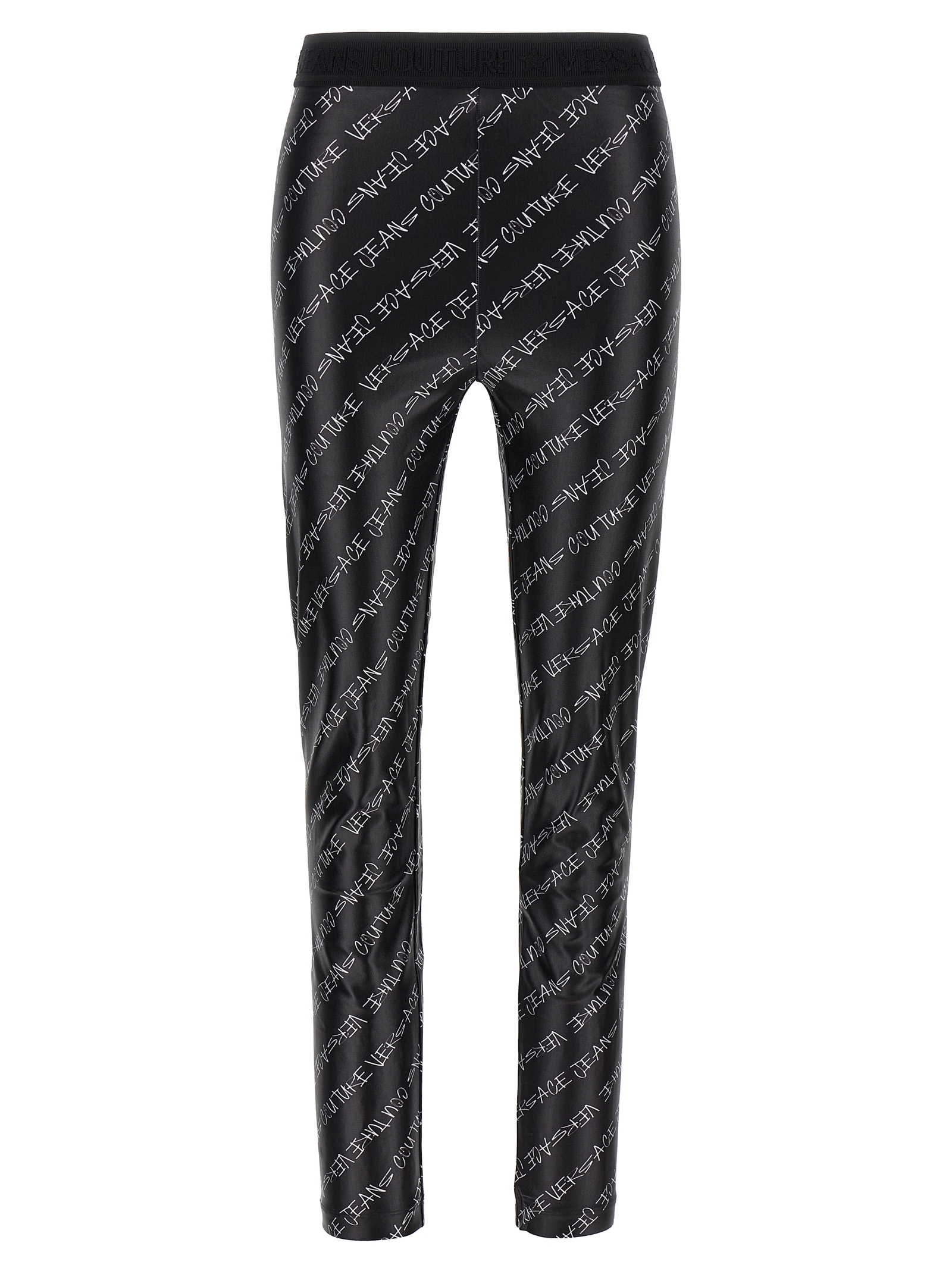 Logo print leggings 75HAC101JS219899 (VERSACE JEANS COUTURE / アクティブウェア ) | VERSACE JEANS COUTURE (ヴェルサーチェ ジーンズ クチュール)