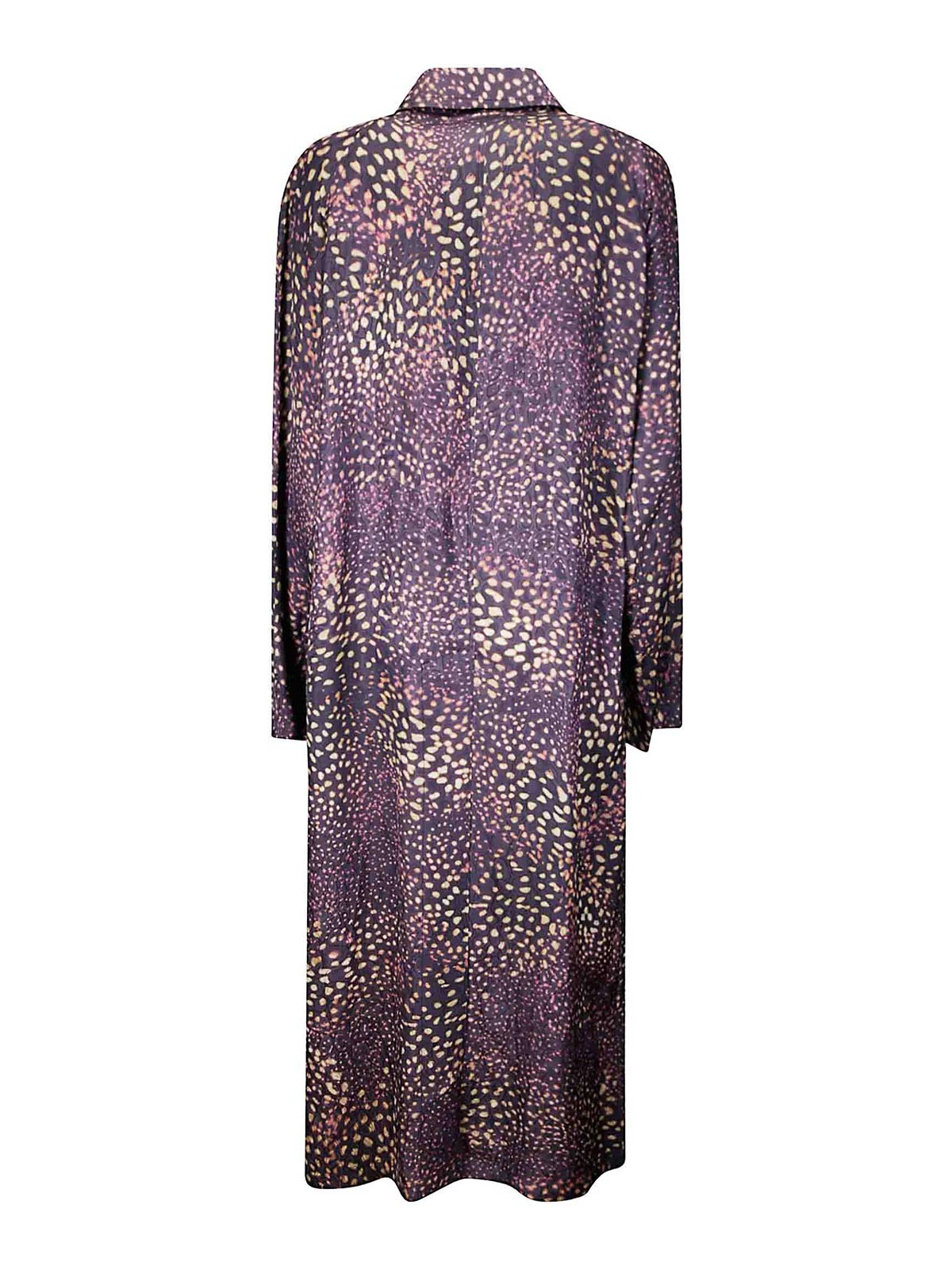 Long trench in printed viscose RALTONAS1038357 (Dries Van Noten / コート・ダウン ) | Dries Van Noten (ドリスヴァンノッテン)(1)