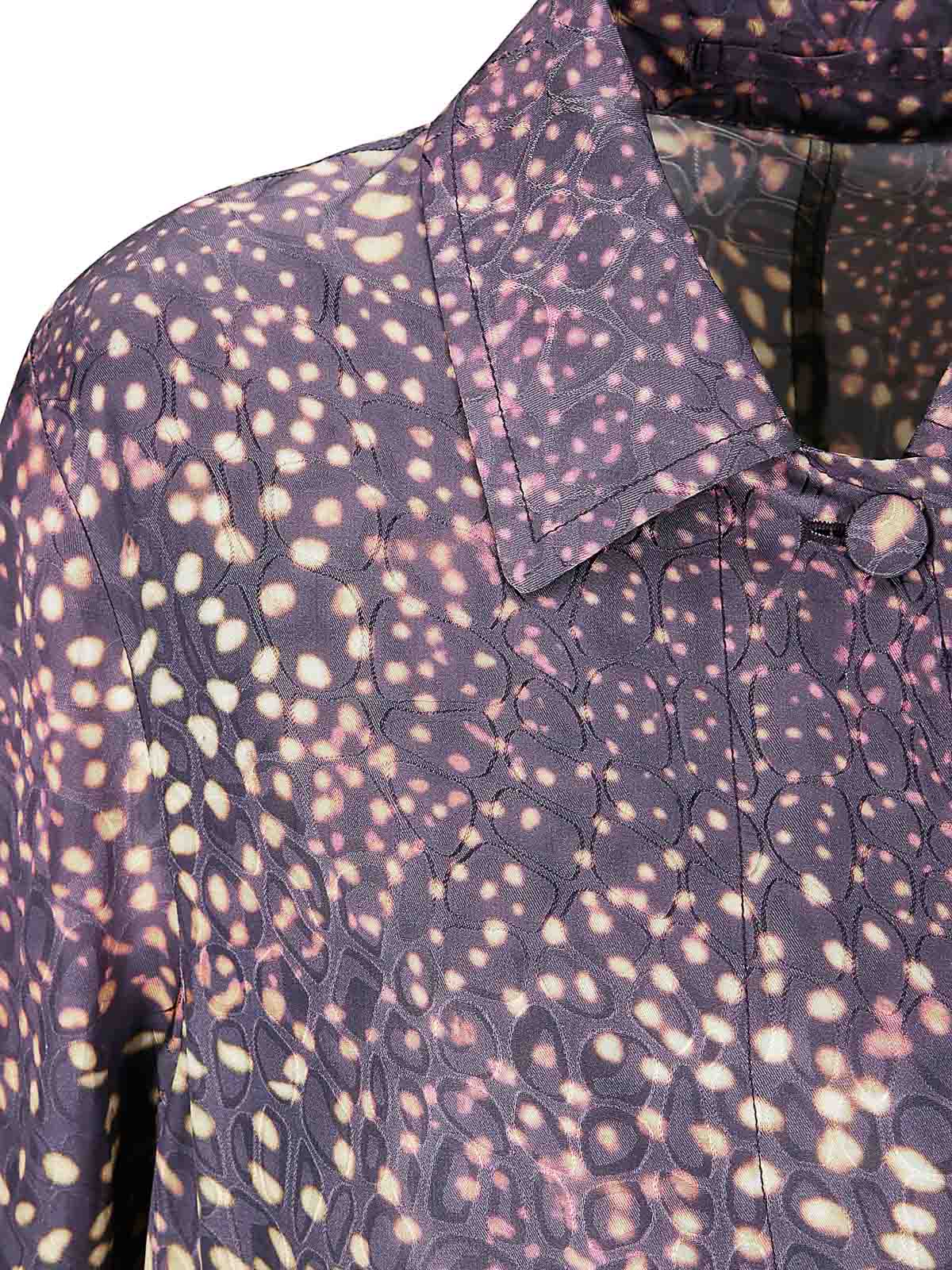 Long trench in printed viscose RALTONAS1038357 (Dries Van Noten / コート・ダウン ) | Dries Van Noten (ドリスヴァンノッテン)(2)