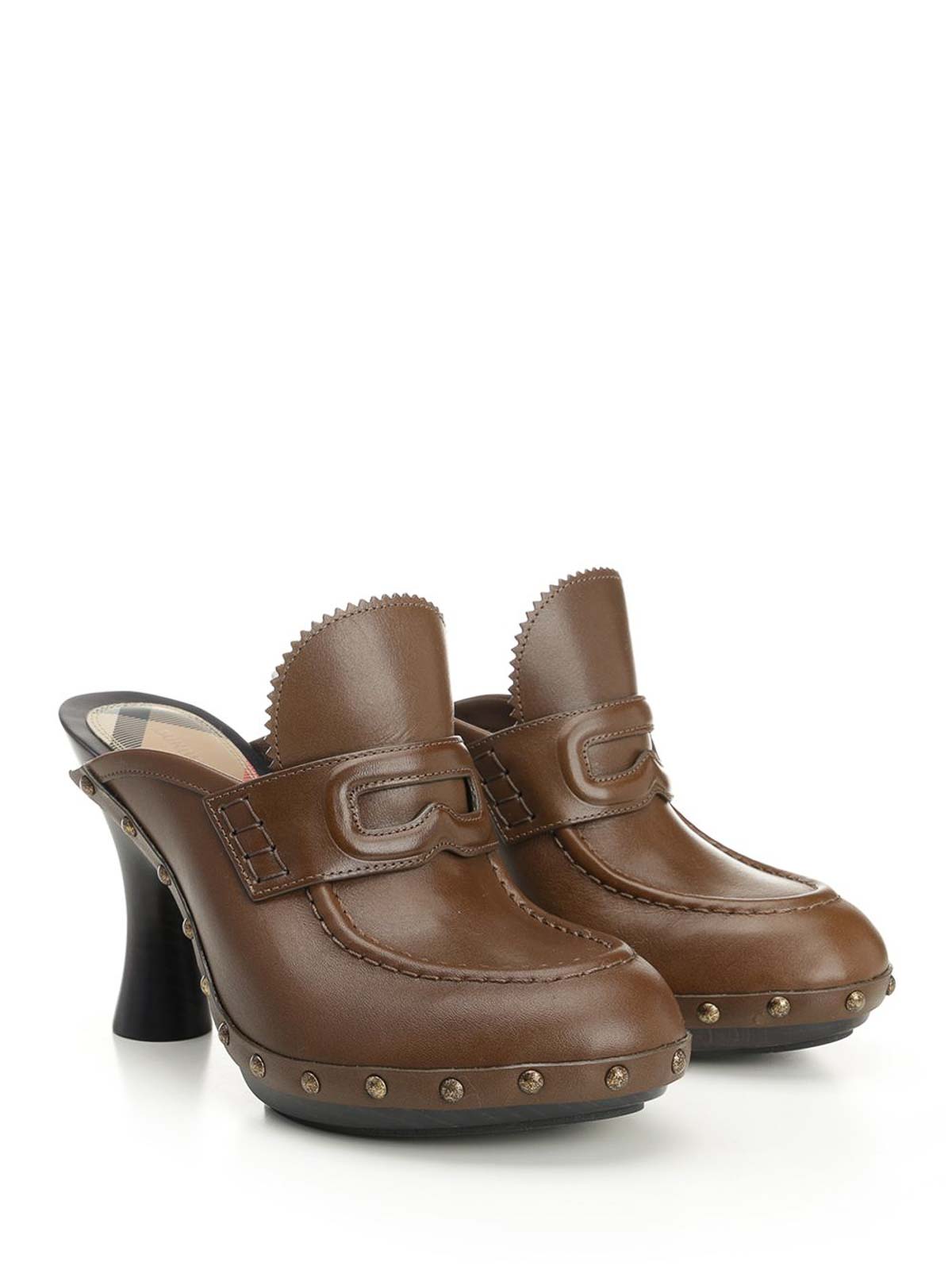 Potter Leather Clogs 8107177 (Burberry / サンダル ) | Burberry (バーバリー)(1)