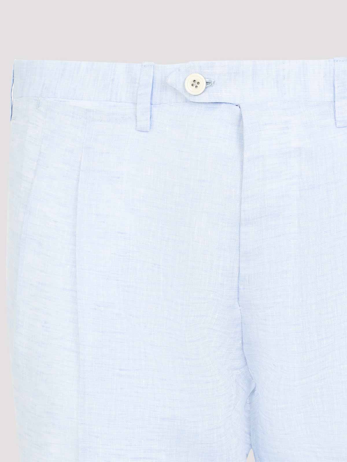 Linen Pants UPNA2SH0921302000CELESTE (Kiton / パンツ ) | Kiton (キートン)(2)