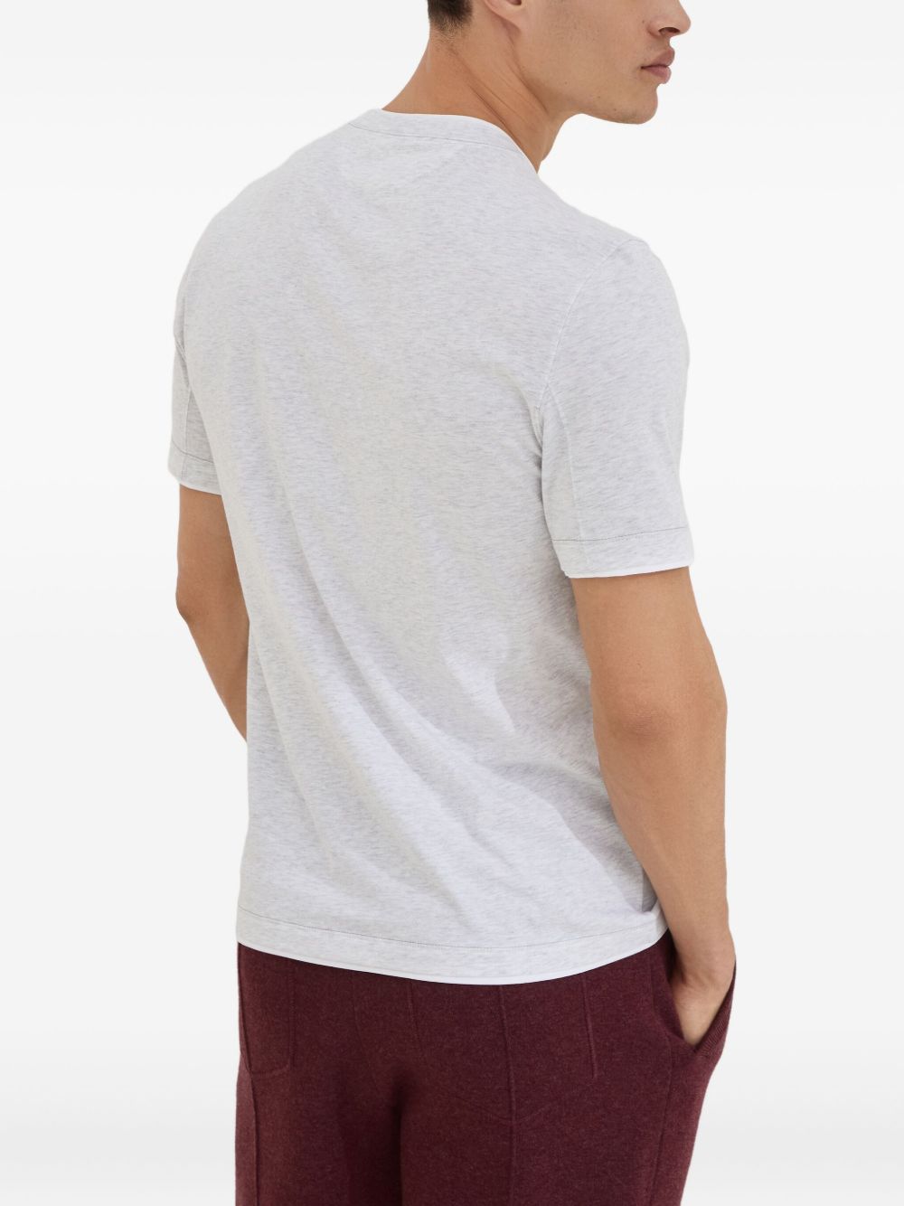 Brunello Cucinelli T-shirts and Polos Light Grey M0B137451GCY887 (Brunello Cucinelli / Tシャツ・カットソー ) | Brunello Cucinelli (ブルネロ・クチネリ)(3)