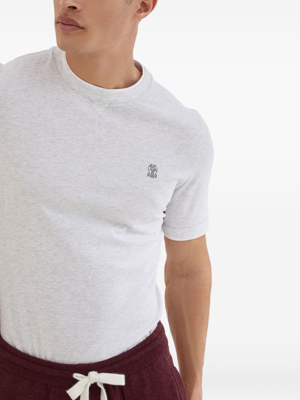 Brunello Cucinelli T-shirts and Polos Light Grey M0B137451GCY887 (Brunello Cucinelli / Tシャツ・カットソー ) | Brunello Cucinelli (ブルネロ・クチネリ)(4)