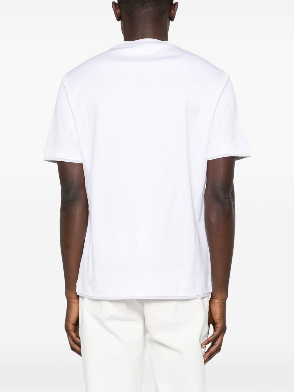 Brunello Cucinelli T-shirts and Polos White M0B137451GCW787 (Brunello Cucinelli / Tシャツ・カットソー ) | Brunello Cucinelli (ブルネロ・クチネリ)(3)