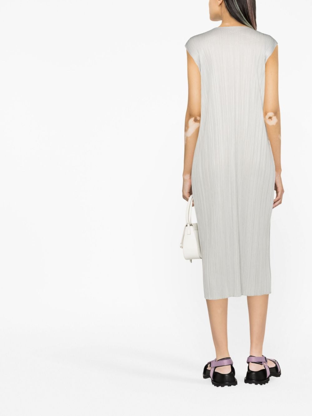 Pleats Please Dresses Light Grey PP36JH15616 (PLEATS PLEASE ISSEY MIYAKE / ワンピース・ドレス・オールインワン ) | PLEATS PLEASE ISSEY MIYAKE (プリーツ プリーズ イッセイ ミヤケ)(1)