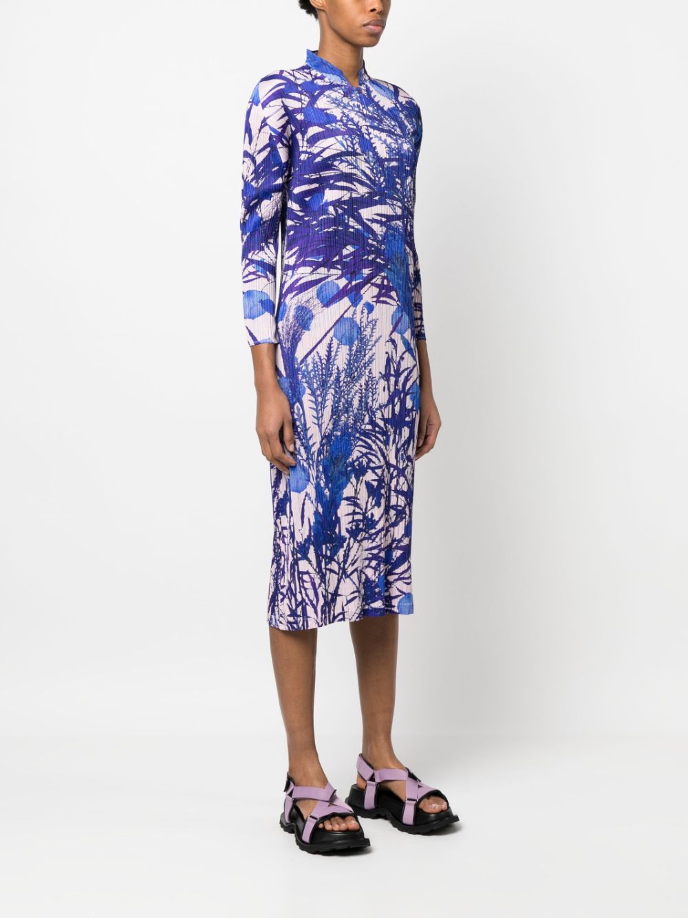 Pleats Please Dresses Purple PP36JH68581 (PLEATS PLEASE ISSEY MIYAKE / ワンピース・ドレス・オールインワン ) | PLEATS PLEASE ISSEY MIYAKE (プリーツ プリーズ イッセイ ミヤケ)(1)