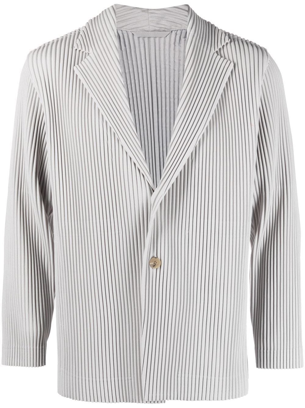 HOMME PLISSE' ISSEY MIYAKE Jackets Light Grey HP36JD30111 (HOMME PLISSÉ ISSEY MIYAKE / ブレザー・ジャケット ) | HOMME PLISSÉ ISSEY MIYAKE (オムプリッセ イッセイ ミヤケ)
