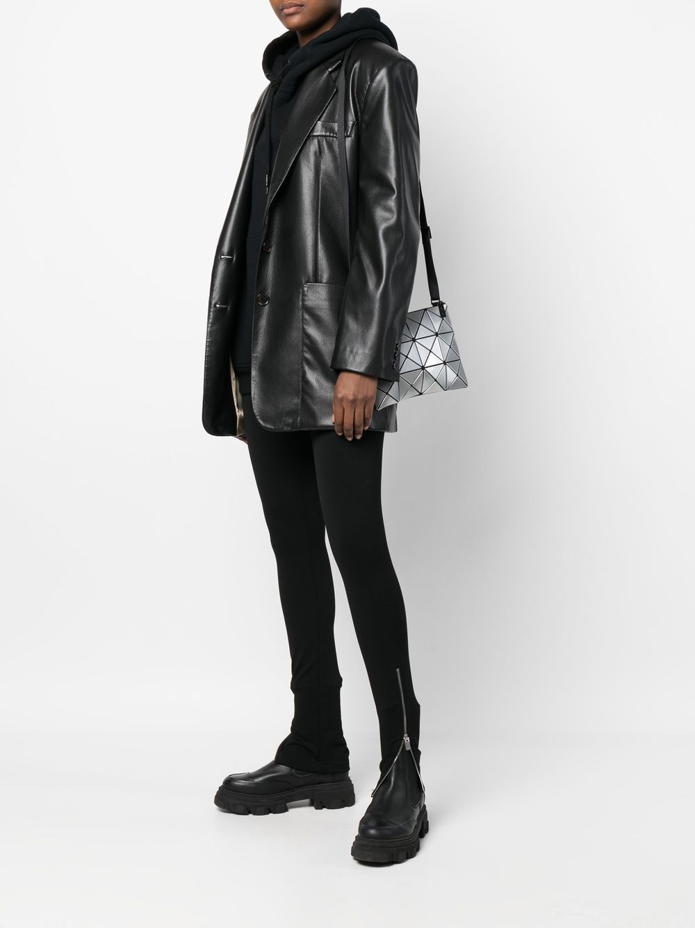 Bao Bao Issey Miyake Bags.. Silver BB36AG056LUCENT91 (BAO BAO ISSEY MIYAKE / ハンドバッグ・ショルダーバッグ ) | BAO BAO ISSEY MIYAKE (バオバオイッセイミヤケ)(3)