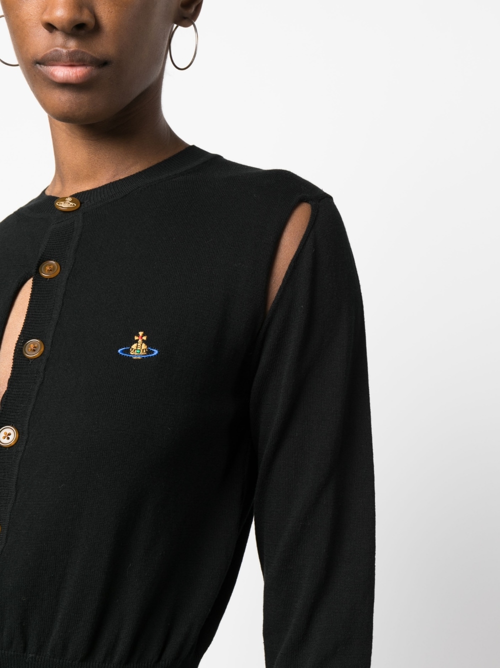 Vivienne Westwood Sweaters Black 18030026Y000URGN403 (Vivienne Westwood / ニット・セーター・カーディガン ) | Vivienne Westwood (ヴィヴィアン・ウェストウッド)(3)