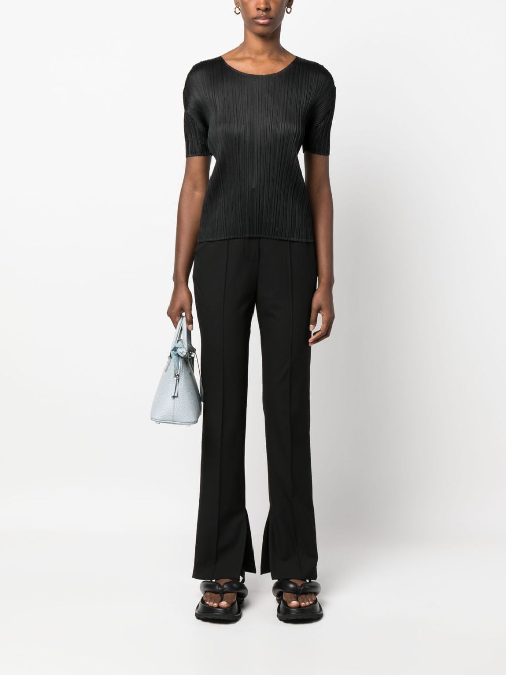 Pleats Please T-shirts and Polos Black PP36JK10315 (PLEATS PLEASE ISSEY MIYAKE / Tシャツ・カットソー ) | PLEATS PLEASE ISSEY MIYAKE (プリーツ プリーズ イッセイ ミヤケ)(2)