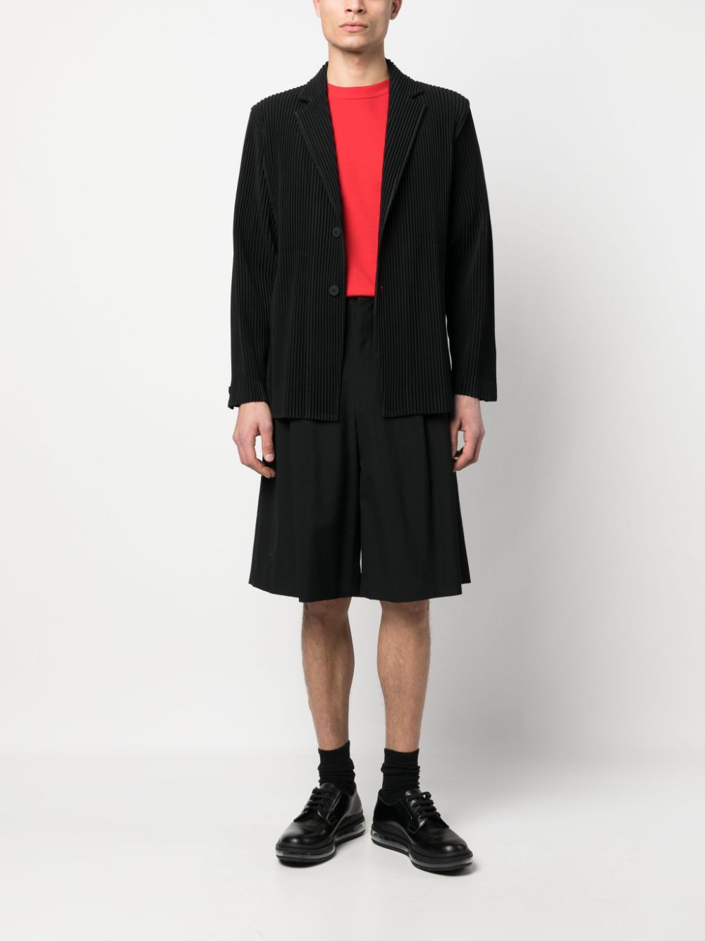 HOMME PLISSE' ISSEY MIYAKE Jackets Black HP36JD15015 (HOMME PLISSÉ ISSEY MIYAKE / ブレザー・ジャケット ) | HOMME PLISSÉ ISSEY MIYAKE (オムプリッセ イッセイ ミヤケ)(4)
