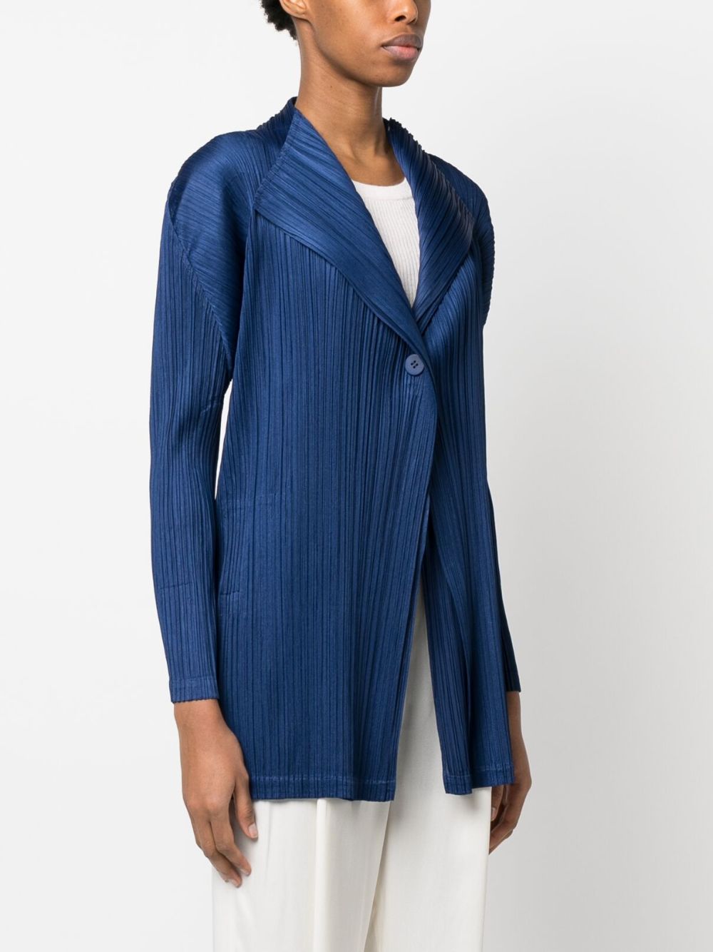 Pleats Please Sweaters Blue PP36JO49177 (PLEATS PLEASE ISSEY MIYAKE / シャツ・ブラウス ) | PLEATS PLEASE ISSEY MIYAKE (プリーツ プリーズ イッセイ ミヤケ)(4)