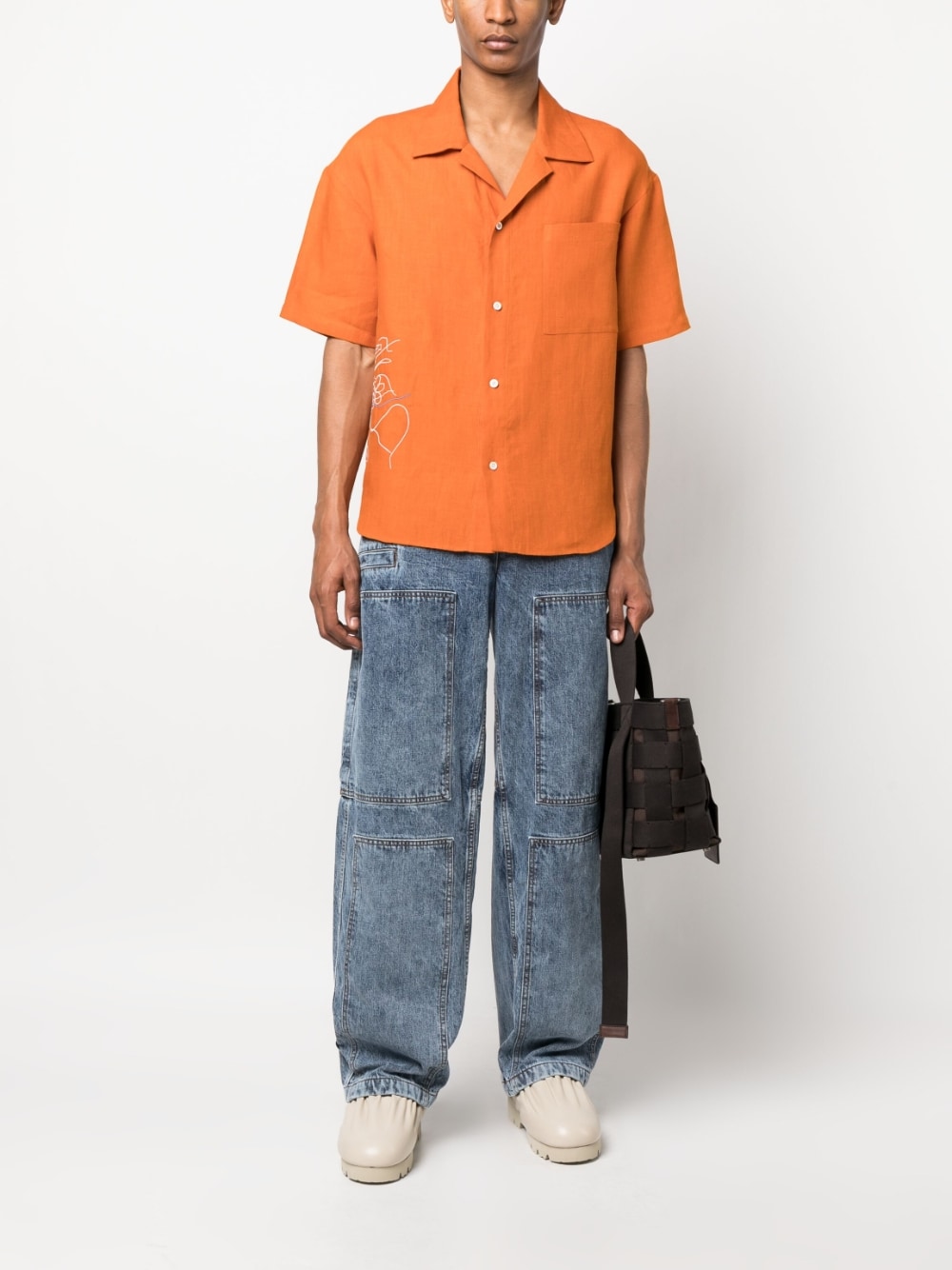 JACQUEMUS Jeans Blue 235DE0151389BLUETABAC (JACQUEMUS / ジーンズ ) | JACQUEMUS (ジャックムス)(4)