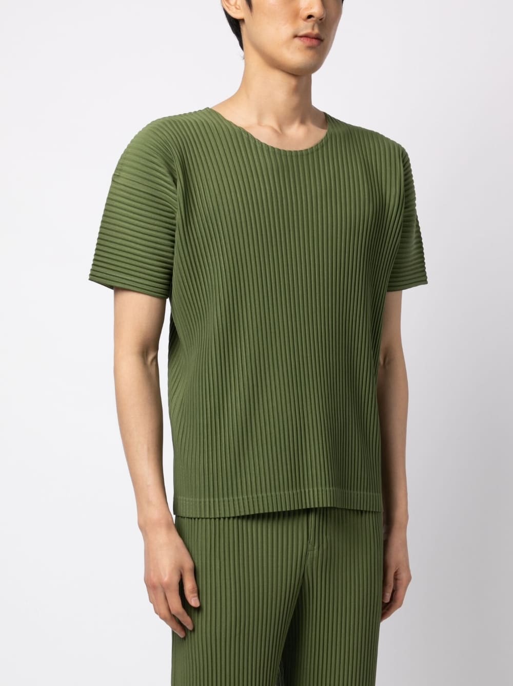 HOMME PLISSE' ISSEY MIYAKE T-shirts and Polos Green HP36JK11264 (HOMME PLISSÉ ISSEY MIYAKE / Tシャツ・カットソー ) | HOMME PLISSÉ ISSEY MIYAKE (オムプリッセ イッセイ ミヤケ)(3)