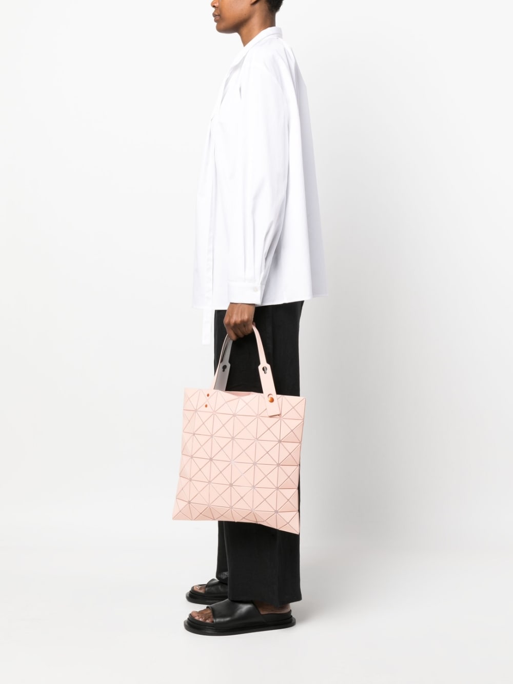 Bao Bao Issey Miyake Bags.. Orange BB36AG623LUCENT31 (BAO BAO ISSEY MIYAKE / トートバッグ ) | BAO BAO ISSEY MIYAKE (バオバオイッセイミヤケ)(3)