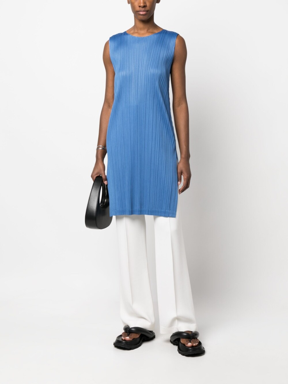 Pleats Please Top Blue PP36JT13373 (PLEATS PLEASE ISSEY MIYAKE / タンクトップ・キャミソール ) | PLEATS PLEASE ISSEY MIYAKE (プリーツ プリーズ イッセイ ミヤケ)(1)