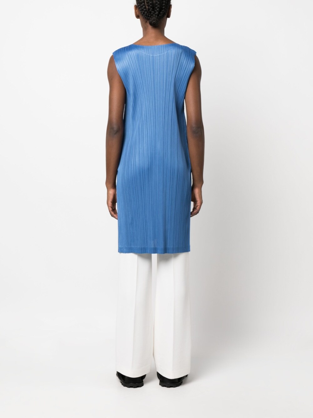 Pleats Please Top Blue PP36JT13373 (PLEATS PLEASE ISSEY MIYAKE / タンクトップ・キャミソール ) | PLEATS PLEASE ISSEY MIYAKE (プリーツ プリーズ イッセイ ミヤケ)(4)