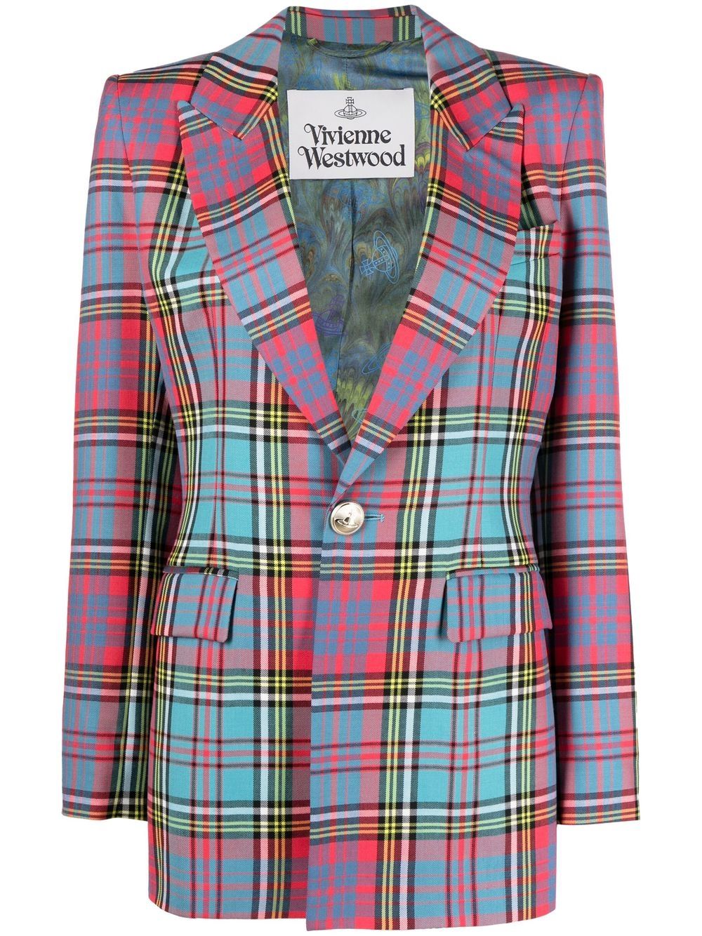 Vivienne Westwood Jackets Clear Blue 14010063W00H6SIG201 (Vivienne Westwood / ブレザー・ジャケット ) | Vivienne Westwood (ヴィヴィアン・ウェストウッド)