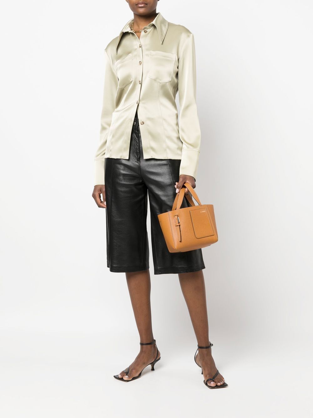 Valextra Bags.. Leather Brown WBSF0090028LOC99MH (VALEXTRA / ハンドバッグ・ショルダーバッグ ) | VALEXTRA (ヴァレクストラ)(3)