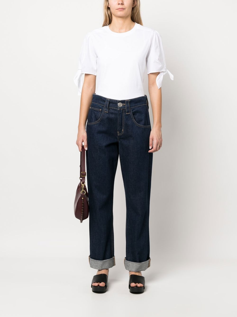 See By Chloé T-shirts and Polos White CHS23UJH22081101 (See By Chloé / Tシャツ・カットソー ) | See By Chloé (シーバイクロエ)(4)