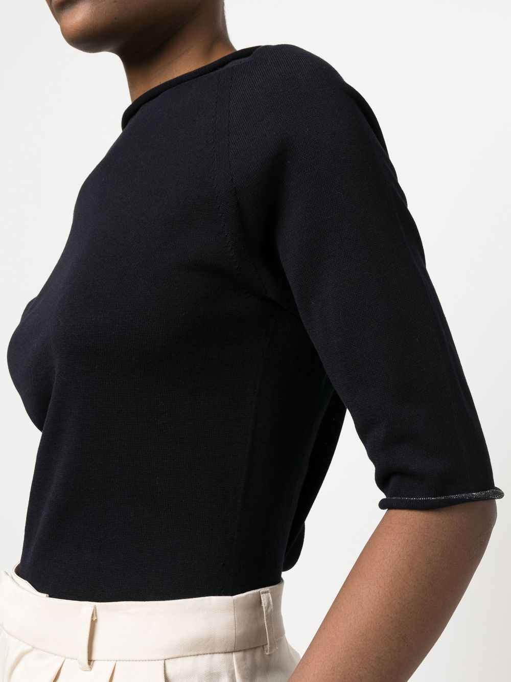 Fabiana Filippi T-shirts and Polos Blue MAD273W025H3045131 (FABIANA FILIPPI / Tシャツ・カットソー ) | FABIANA FILIPPI (ファビアナフィリッピ)(2)