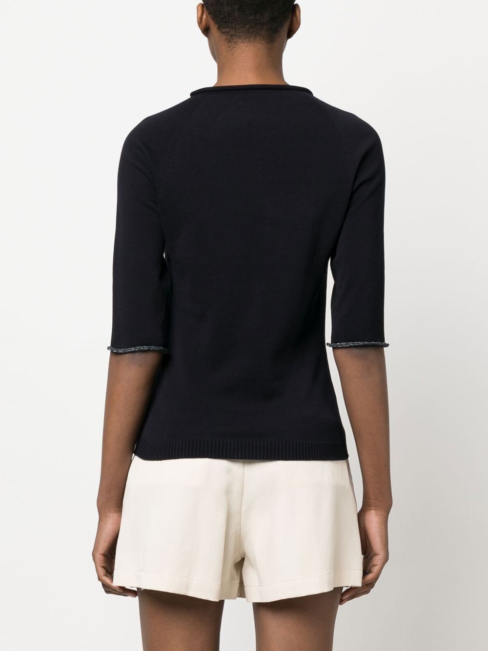 Fabiana Filippi T-shirts and Polos Blue MAD273W025H3045131 (FABIANA FILIPPI / Tシャツ・カットソー ) | FABIANA FILIPPI (ファビアナフィリッピ)(4)