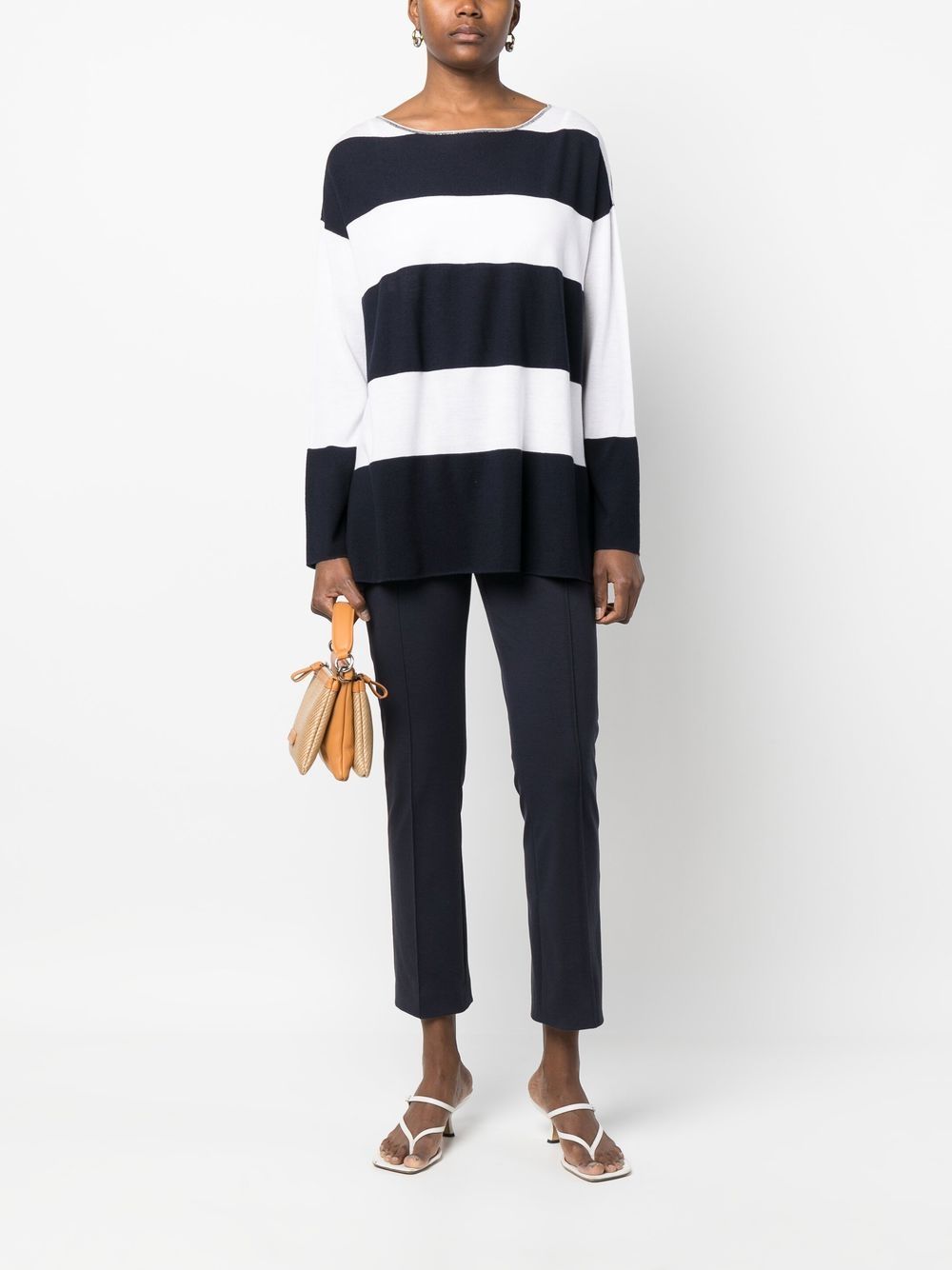 Fabiana Filippi Sweaters Blue MAD273W010H301VR2 (FABIANA FILIPPI / ニット・セーター・カーディガン ) | FABIANA FILIPPI (ファビアナフィリッピ)(2)