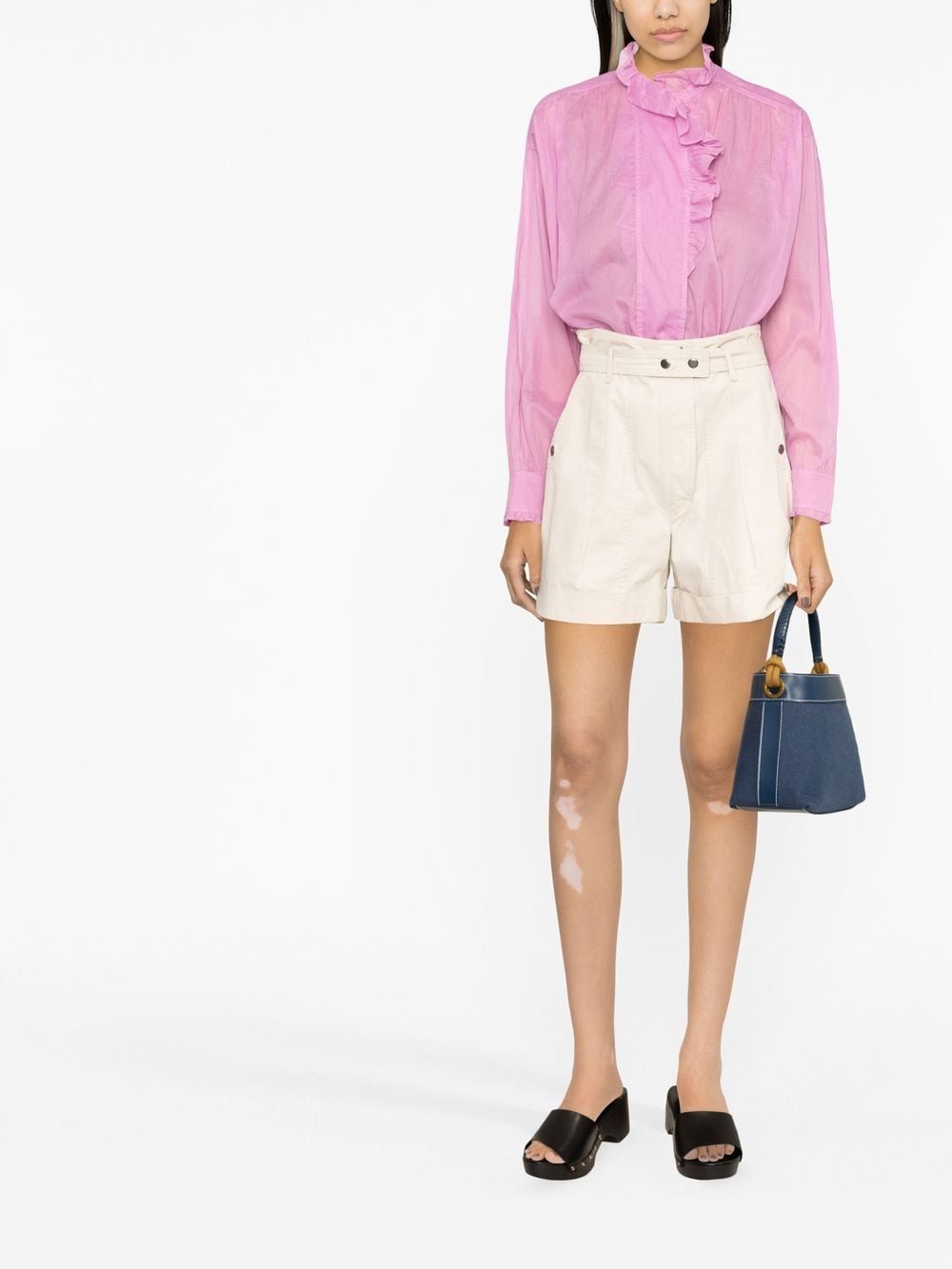MARANT ETOILE Top Lilac HT0001FAA1J03EPAMIAS86LC (Isabel Marant Étoile / シャツ・ブラウス ) | Isabel Marant Étoile (イザベル マラン エトワール)(1)