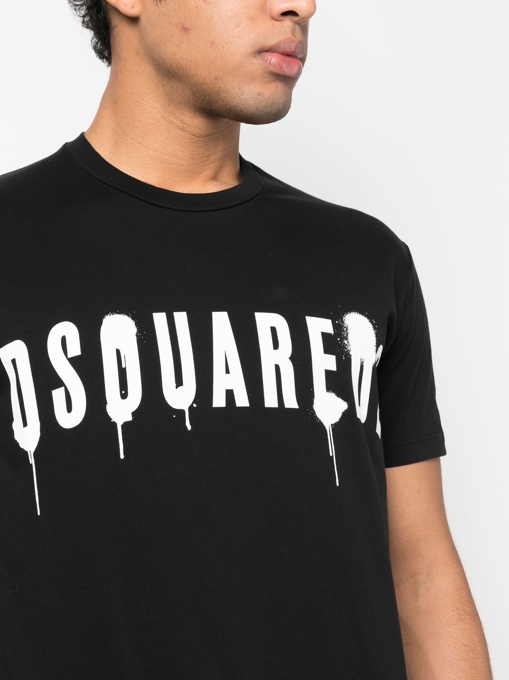 Dsquared2 T-shirts and Polos Black S71GD1282S22427900 (Dsquared2 / Tシャツ・カットソー ) | Dsquared2 (ディースクエアード)(1)