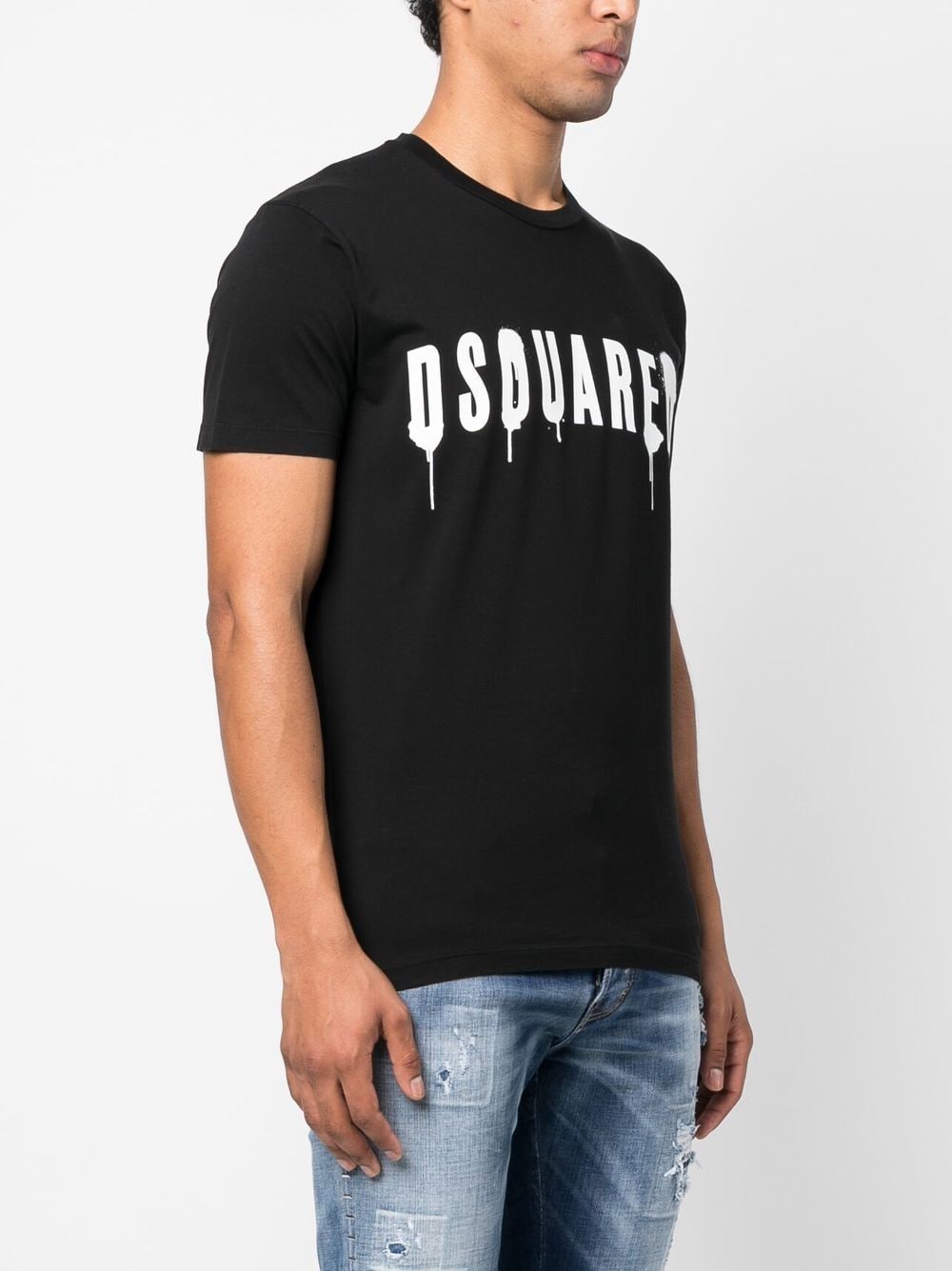 Dsquared2 T-shirts and Polos Black S71GD1282S22427900 (Dsquared2 / Tシャツ・カットソー ) | Dsquared2 (ディースクエアード)(2)
