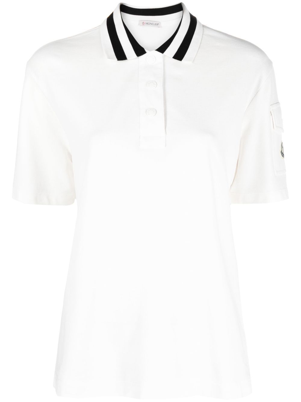 Moncler T-shirts and Polos White 8A0000184720033 (Moncler / ポロシャツ ) | Moncler (モンクレール)