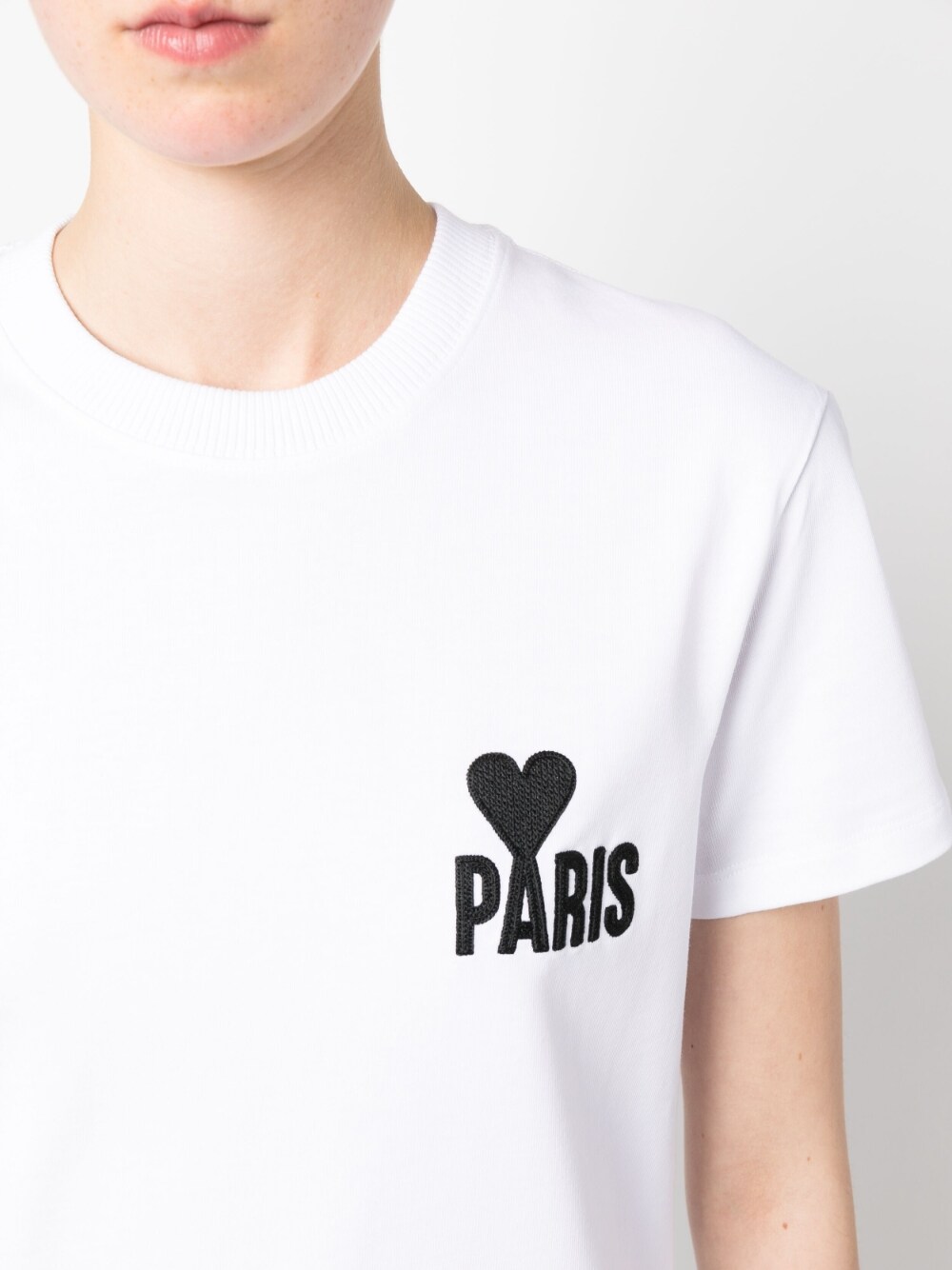 Ami Paris T-shirts and Polos White UTS014D701100 (AMI Paris / Tシャツ・カットソー ) | AMI Paris (アミパリス)(1)